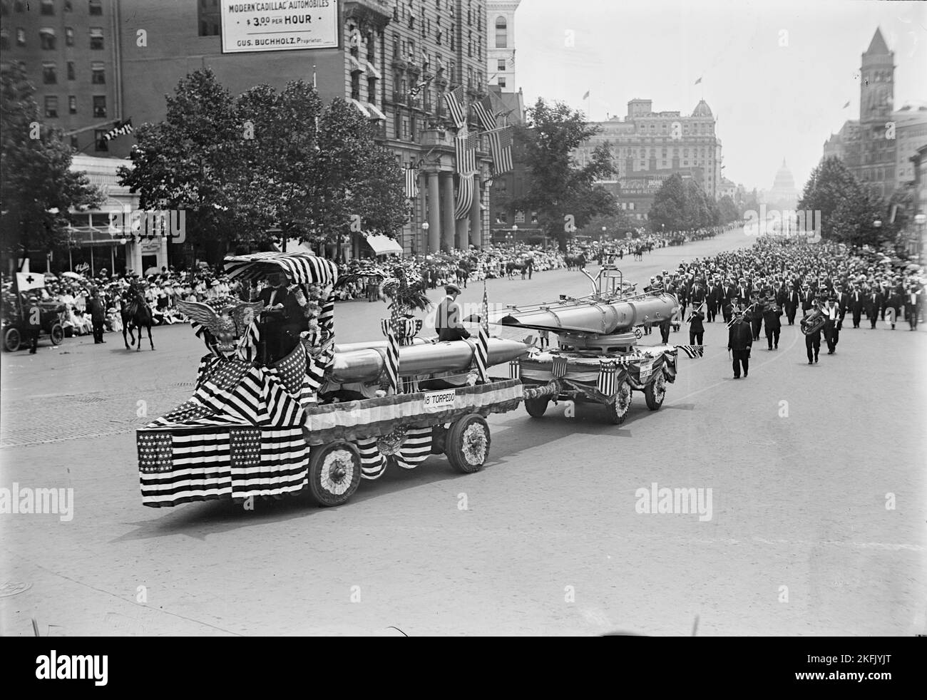 Parade de préparation, 1916. Banque D'Images