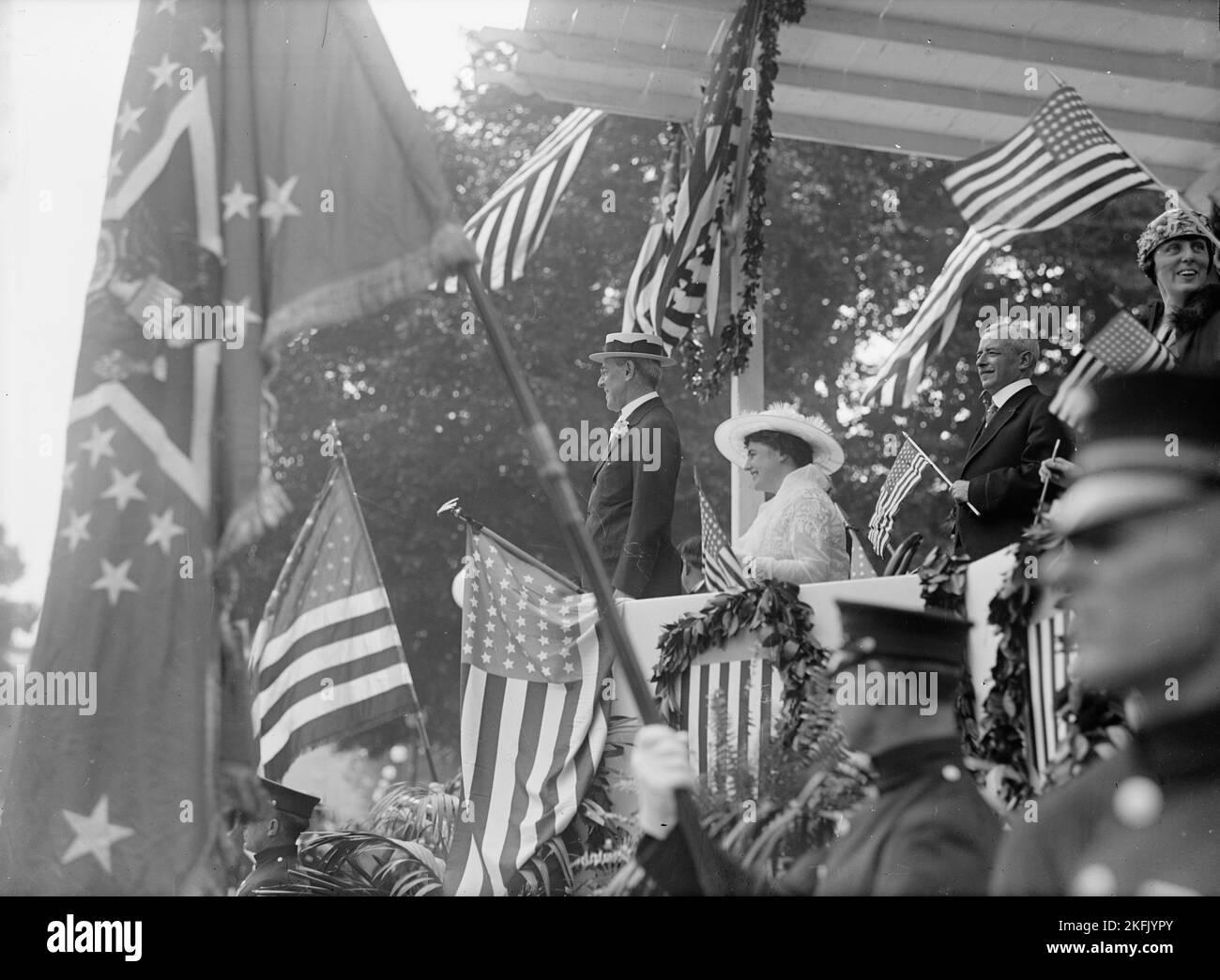 Défilé de préparation - Président Wilson, 1916. Banque D'Images