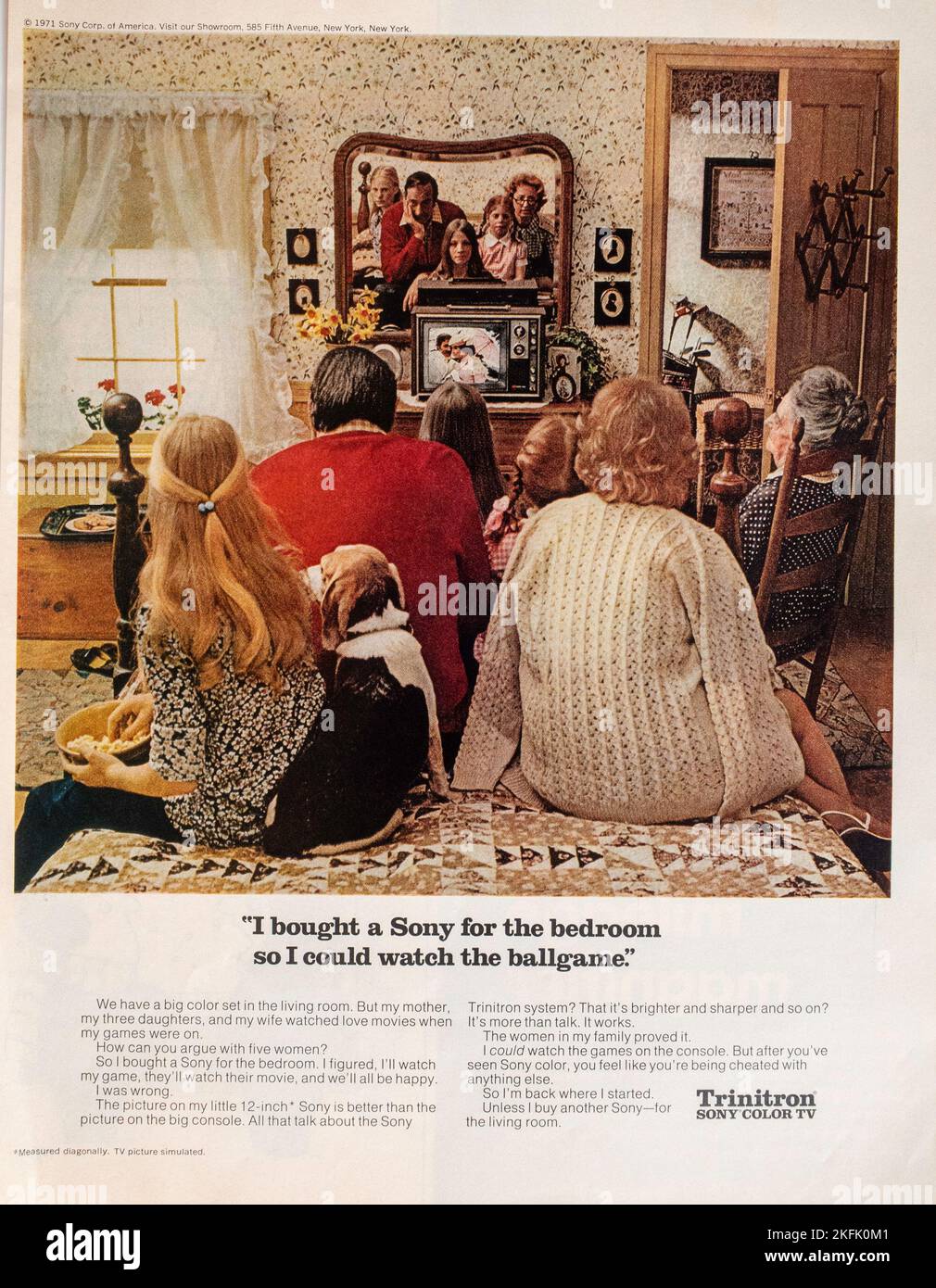 Vintage 18 juin 1971 Publicité du magazine « Life », États-Unis Banque D'Images