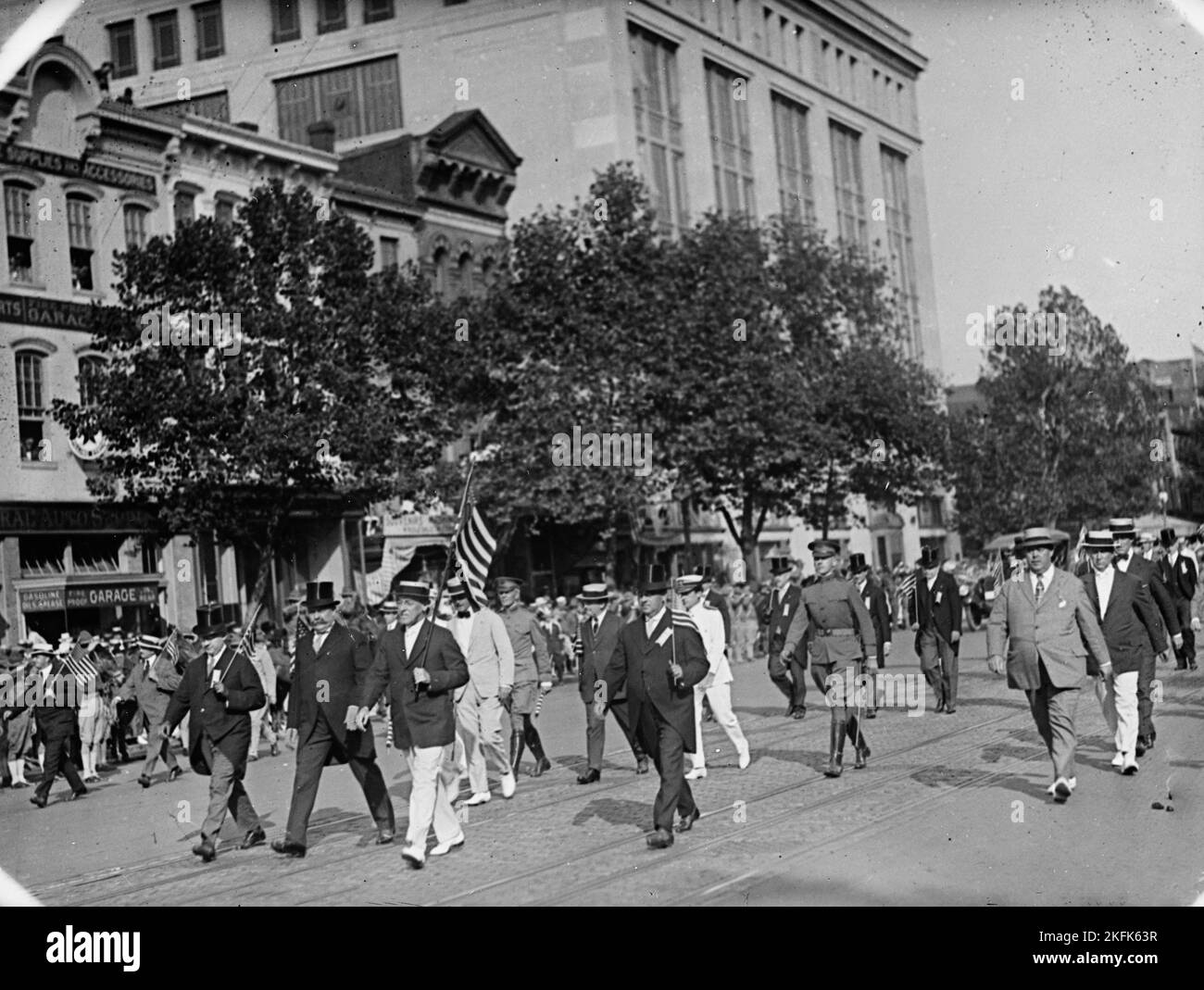 Ébauche de parade, 1917. Banque D'Images