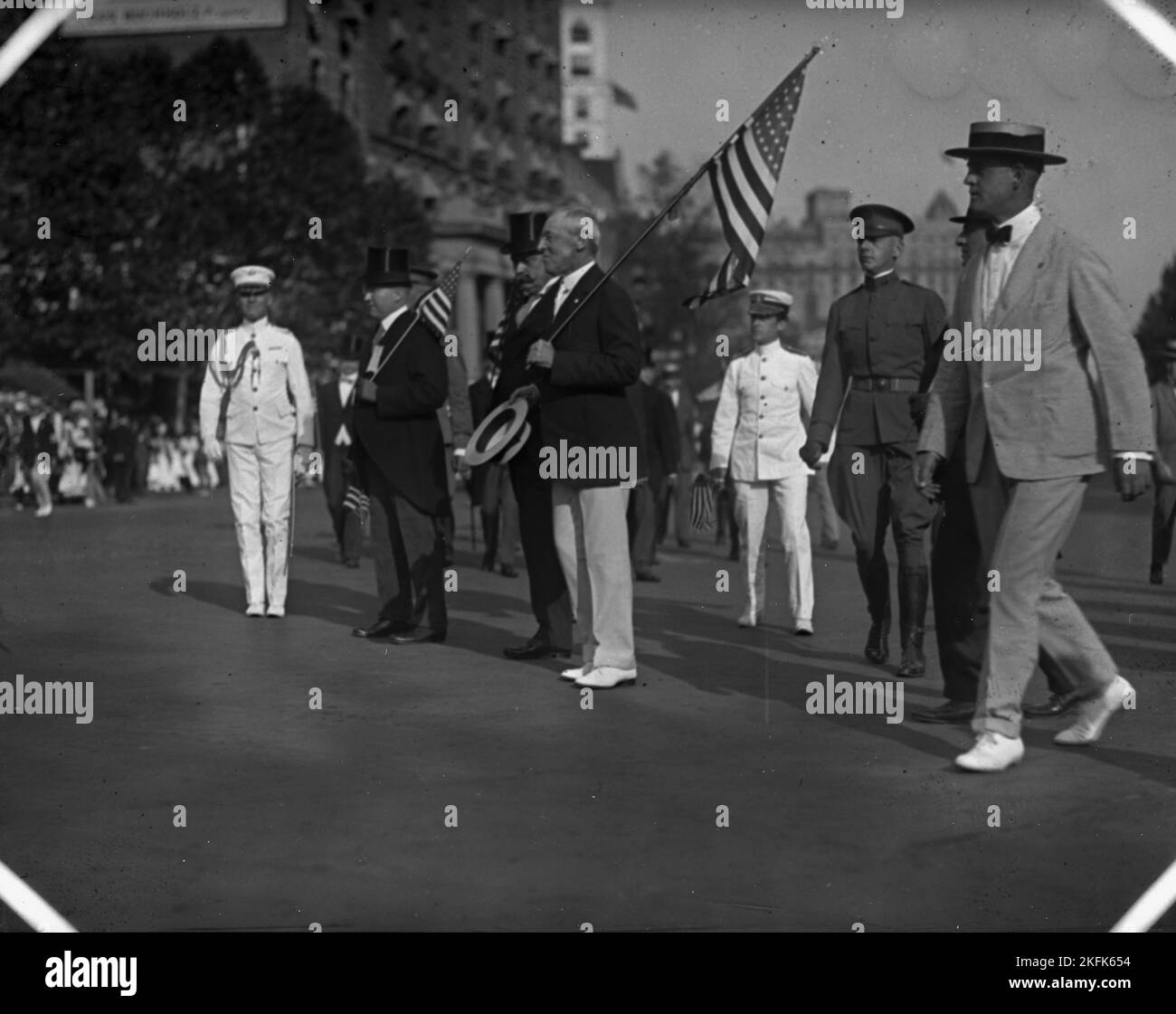 Ébauche de parade, 1917. Banque D'Images