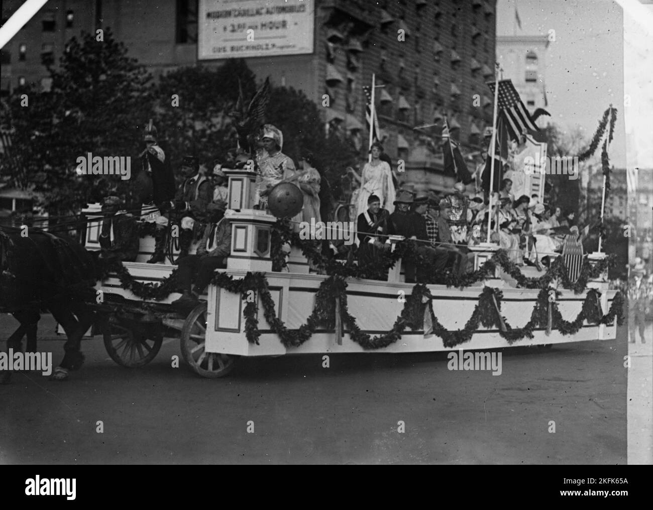 Ébauche de parade, 1917. Banque D'Images