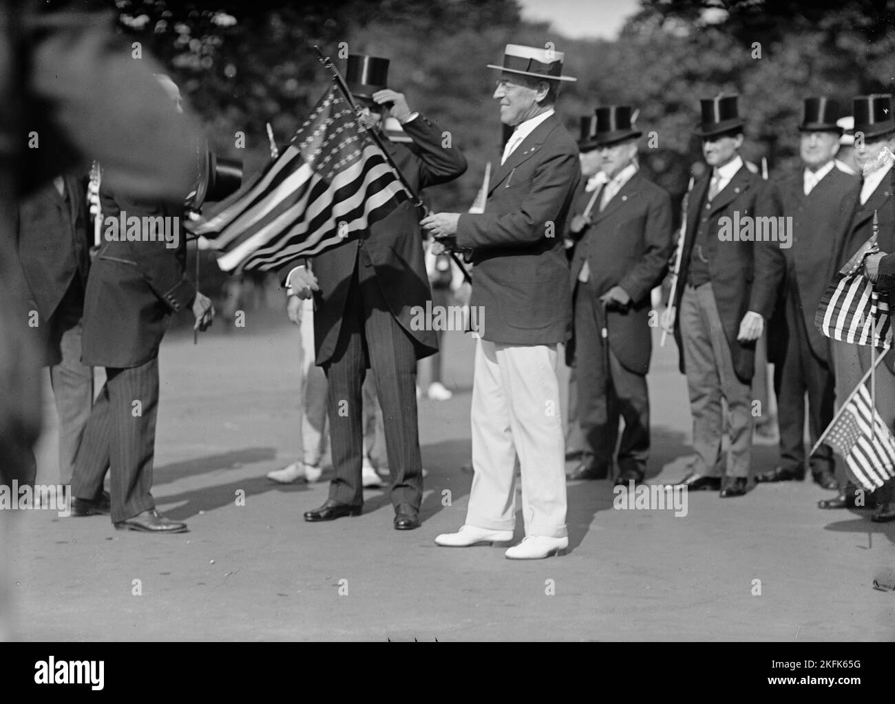 Défilé provisoire - Wilson, 1917. Banque D'Images