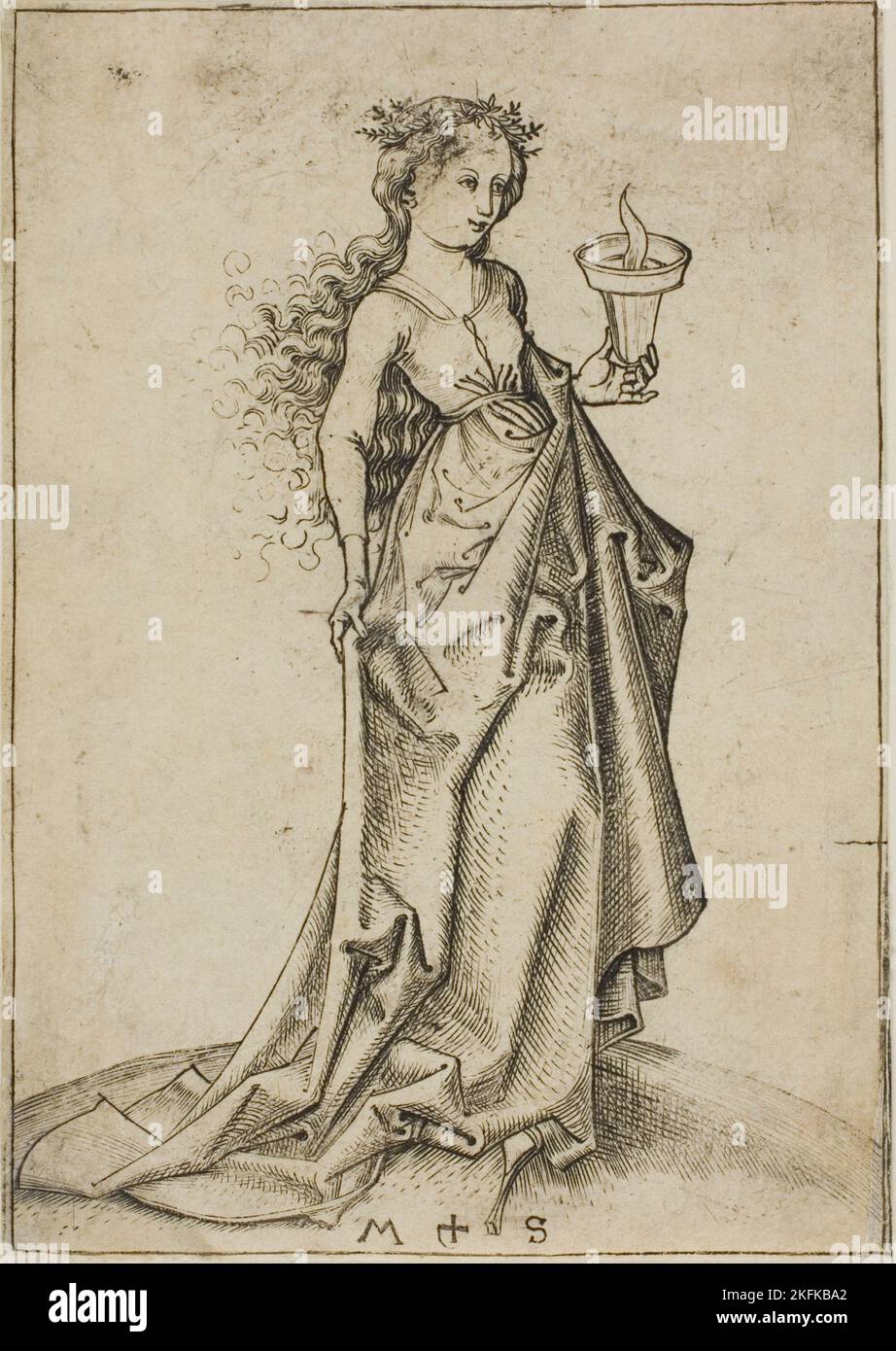 La deuxième Vierge Sage, n.d. Banque D'Images