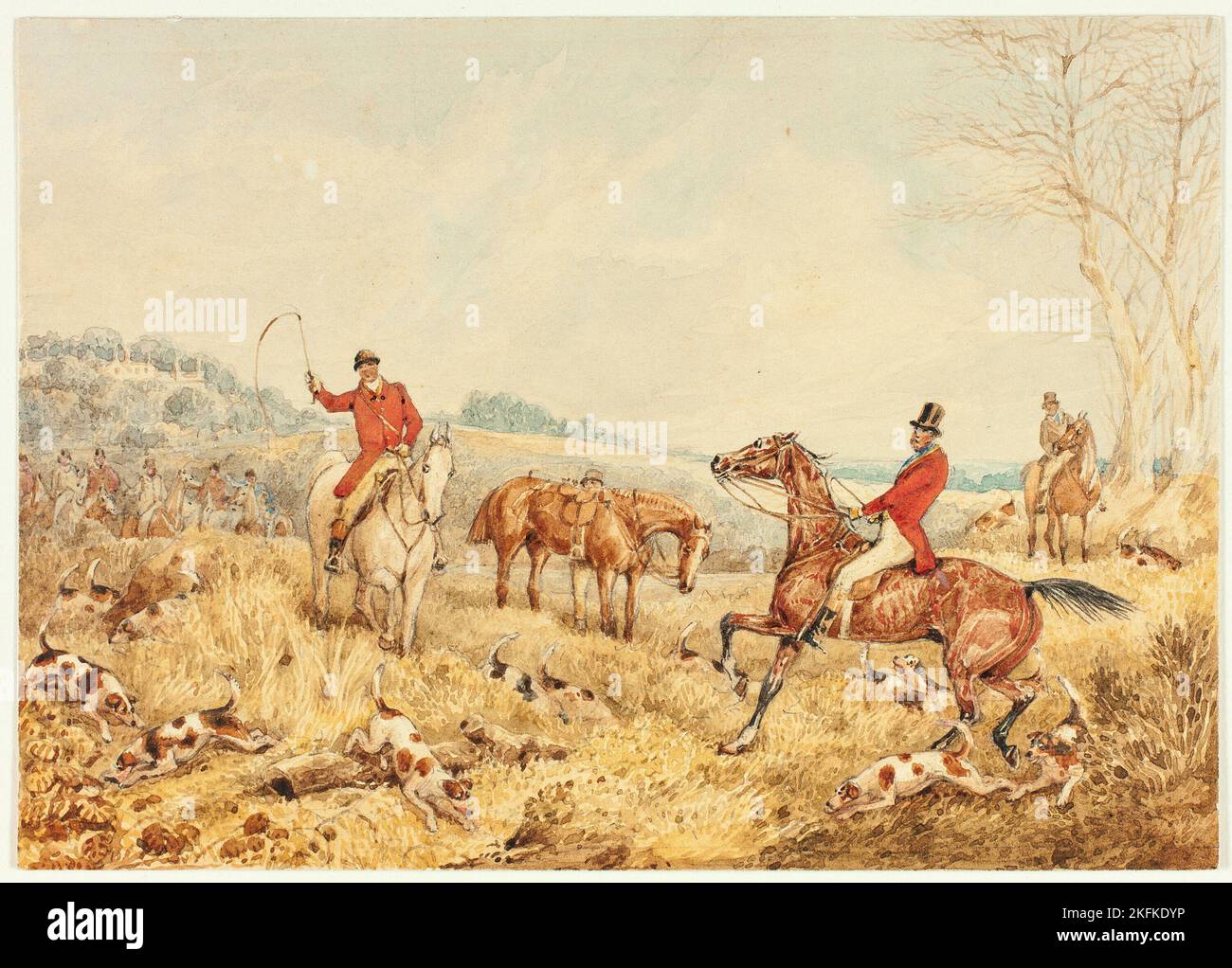 Scène de chasse, n.d. Banque D'Images