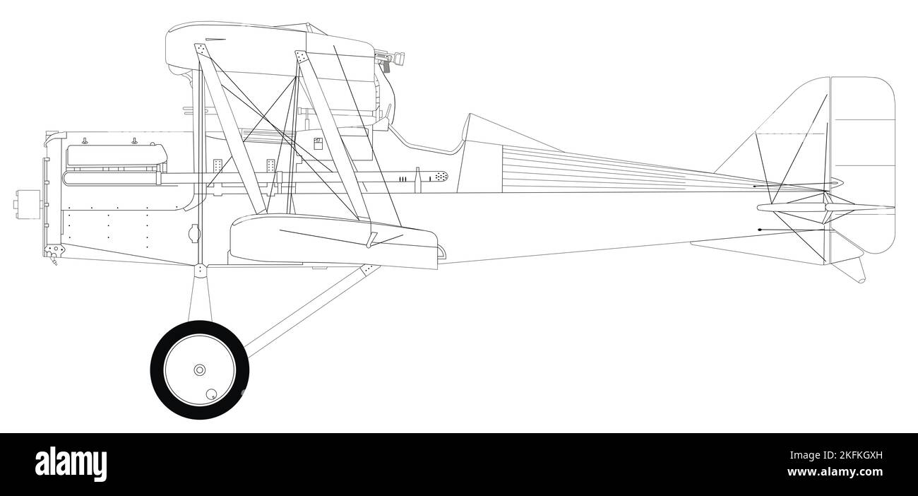 Royal Aircraft Factory S.E.5 Banque D'Images