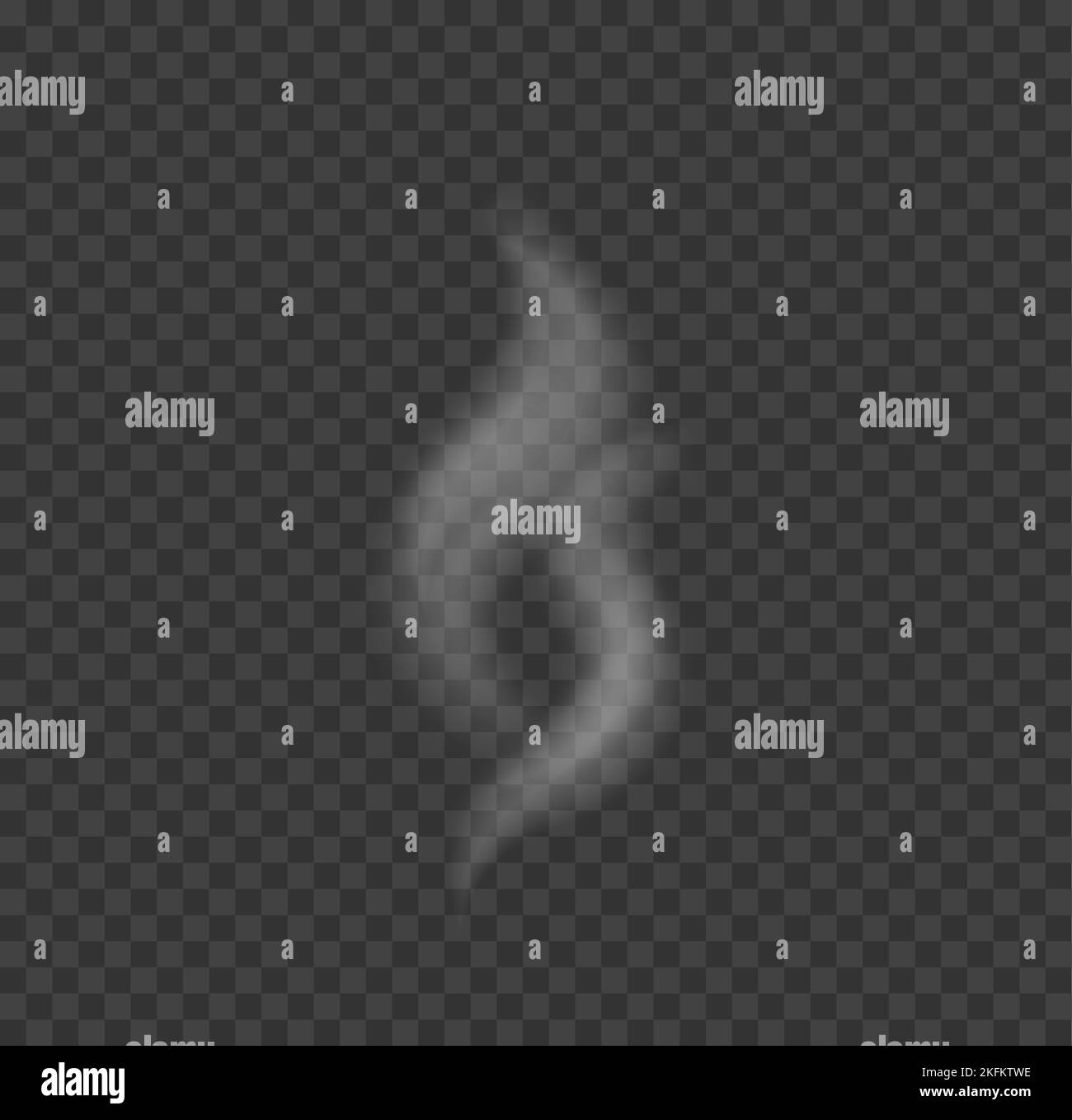 Fumée de café.Vapeur de thé.Débit d'onde de vapeur.Vecteur réaliste amour vapeur Illustration de Vecteur