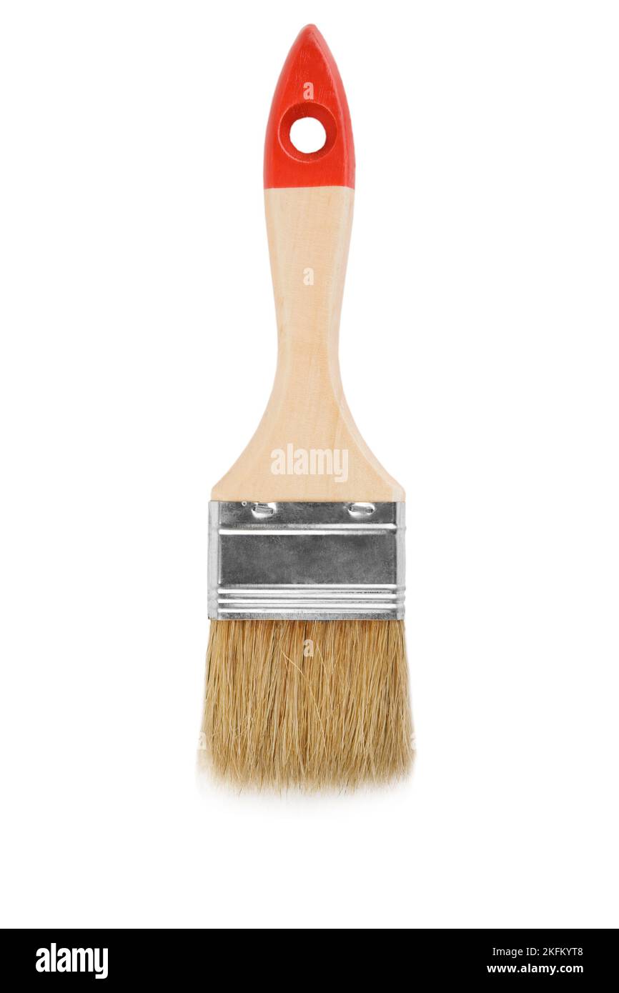 Brosse pour peinture isolé Banque D'Images