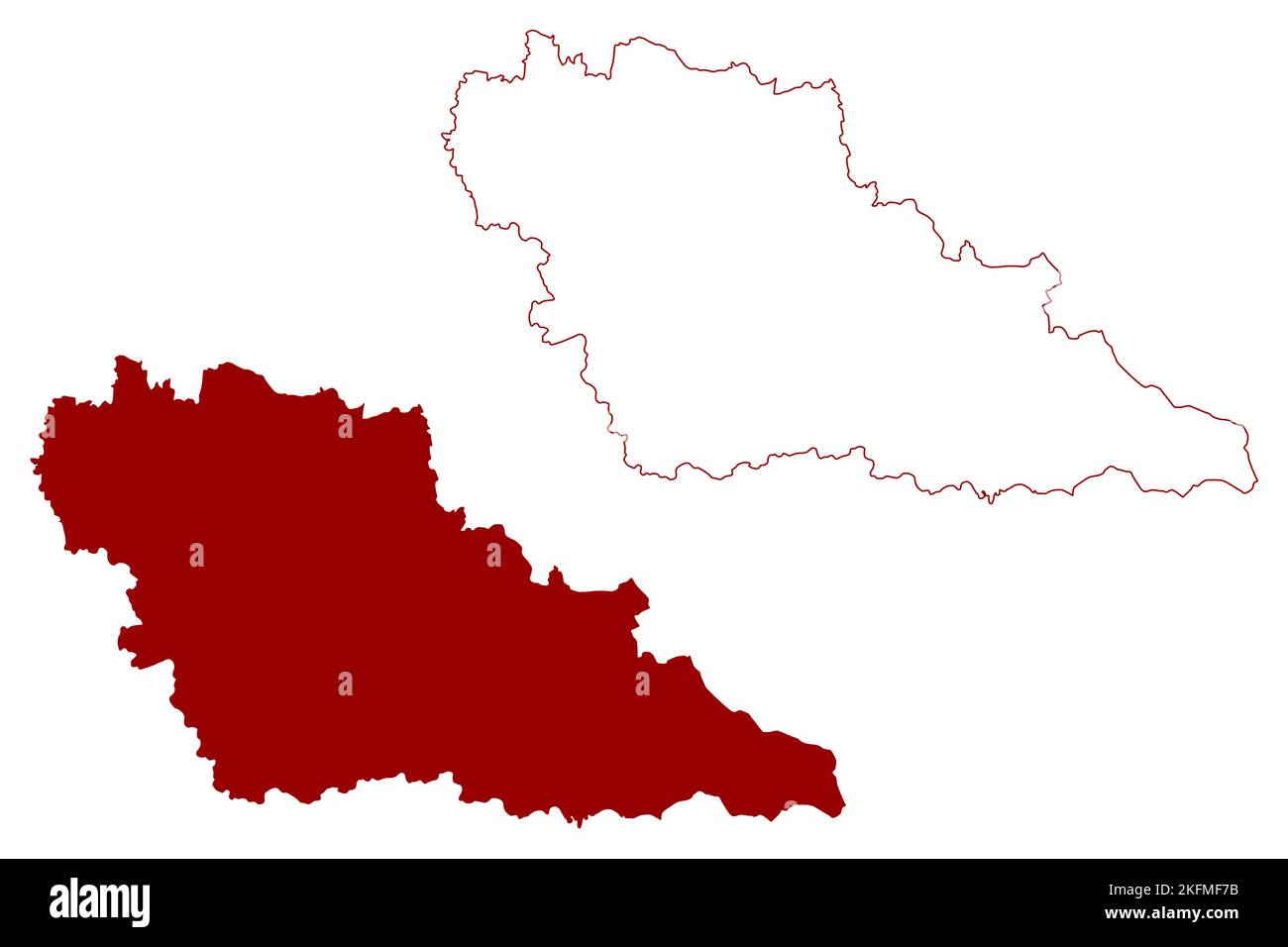 Babergh zone non-métropolitaine (Royaume-Uni de Grande-Bretagne et d'Irlande du Nord, comté cérémonial Suffolk, Angleterre) illustration vectorielle de carte, Illustration de Vecteur