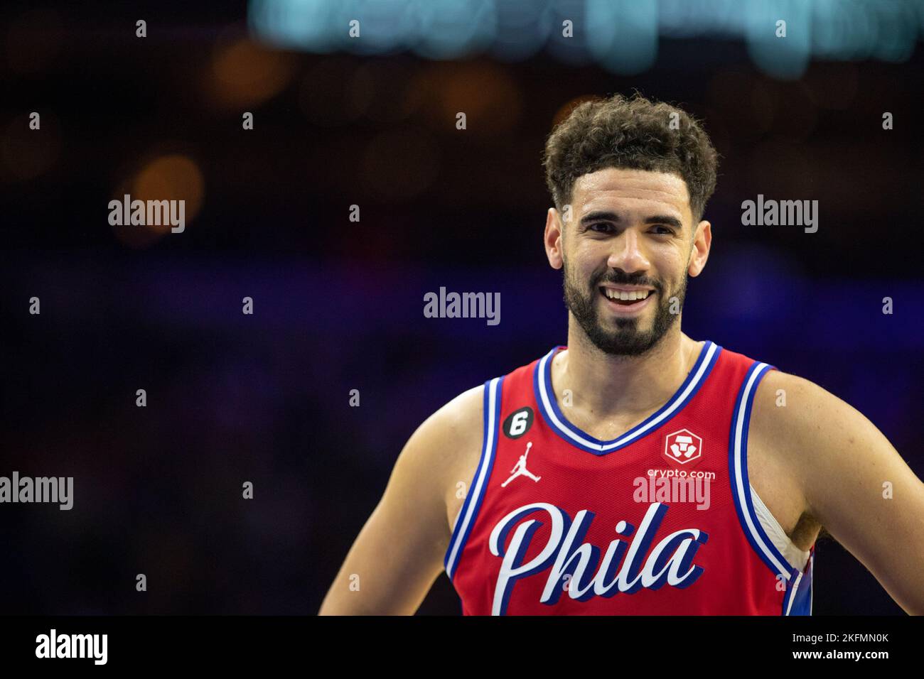 George Niang (20 sixers) pendant le match de la National Basketball Association entre Philadelphia Sixers et Milwaukee Bucks au Wells Fargo Center à Philadelphie, Etats-Unis (Foto: Georgia Soares/Sports Press photo/C - DÉLAI D'UNE HEURE - ACTIVER FTP SEULEMENT SI LES IMAGES DE MOINS D'UNE HEURE - Alamy) crédit: SPP Sport Press photo. /Alamy Live News Banque D'Images