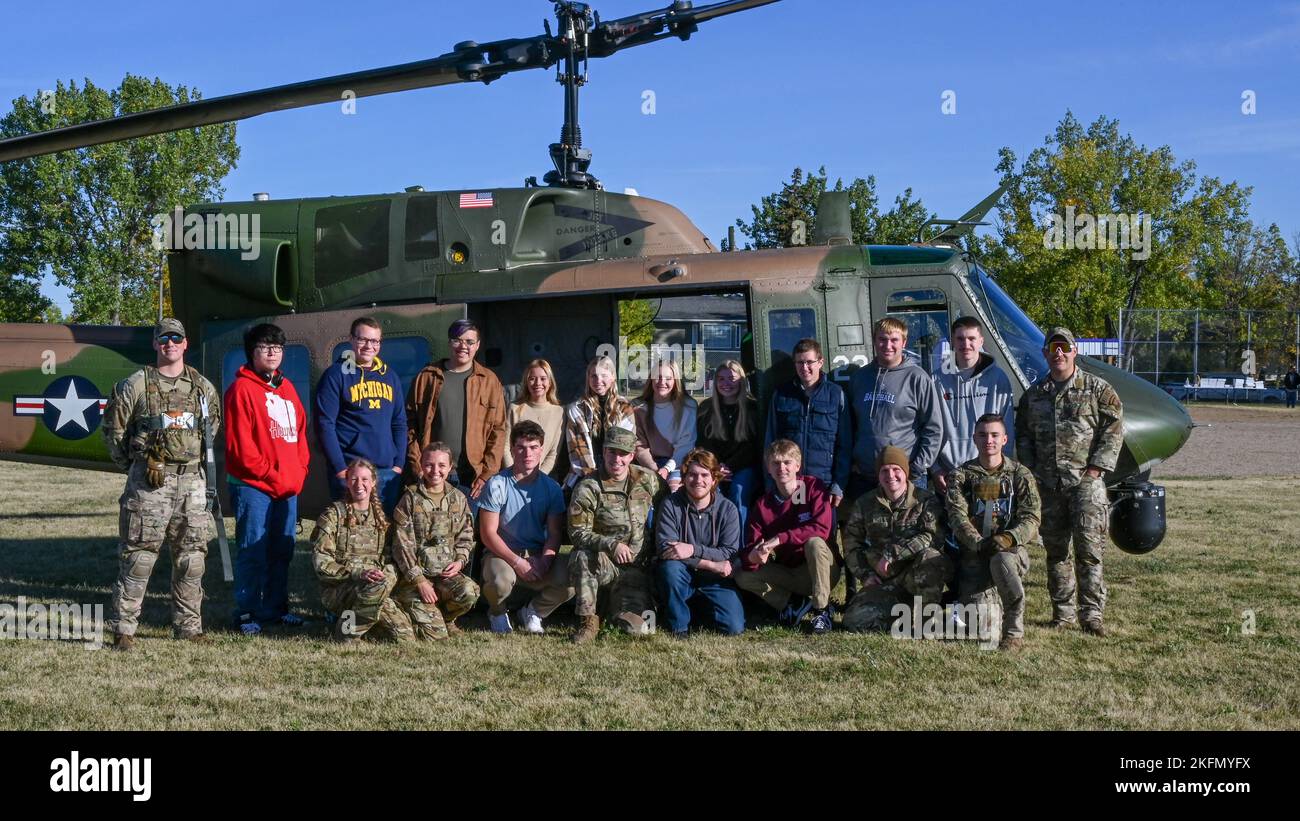 L'équipage du 54th Helicopter Squadron de la base aérienne de Minot