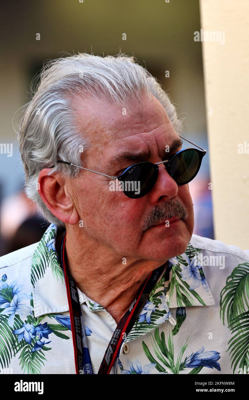 Abu Dhabi, Émirats arabes Unis. 19th novembre 2022. Gordon Murray (RSA) car Designer. Grand Prix d'Abu Dhabi, samedi 19th novembre 2022. Yas Marina circuit, Abu Dhabi, Émirats Arabes Unis. Banque D'Images