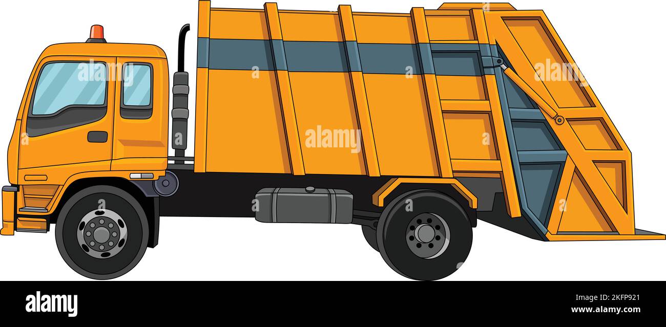 Illustration vectorielle de chariot de recyclage Illustration de Vecteur