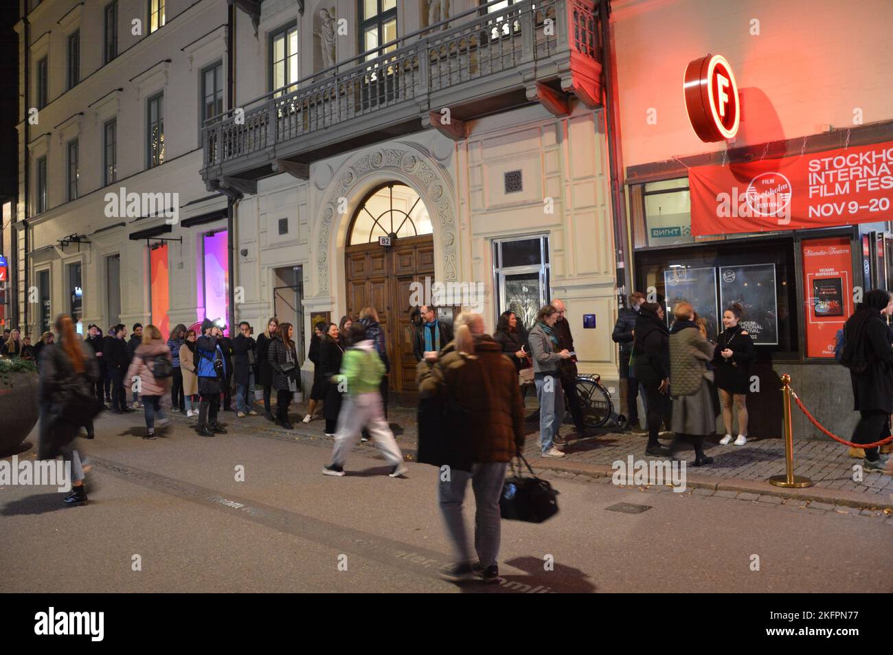 Stockholm, Suède - 2022 novembre - Festival international du film de Stockholm - Skandia-Teatern à Drottningatan. (Photo de Markku Rainer Peltonen) Banque D'Images