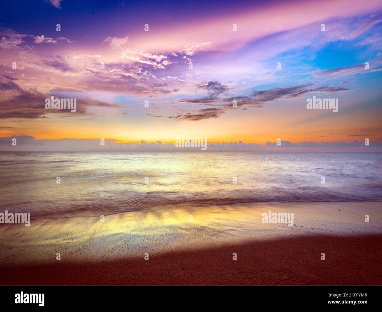 Magnifique Sunrise Hollywood Beach, Sunrise Miami, Floride du Sud, États-Unis Banque D'Images Magnifique Sunrise Hollywood Beach, Sunrise Miami, Floride du Sud, États-Unis Banque D'Images