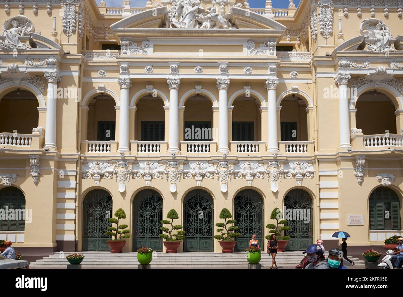 Hôtel de ville - aujourd'hui Bâtiment du Comité des peuples - à Ho Chi Minh-ville Vietnam Banque D'Images