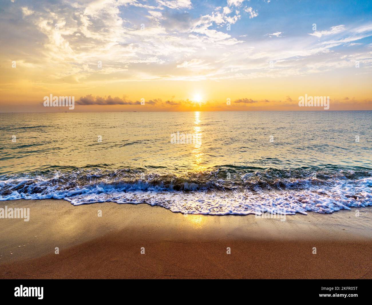 Magnifique Sunrise Hollywood Beach, Sunrise Miami, Floride du Sud, États-Unis Banque D'Images Magnifique Sunrise Hollywood Beach, Sunrise Miami, Floride du Sud, États-Unis Banque D'Images