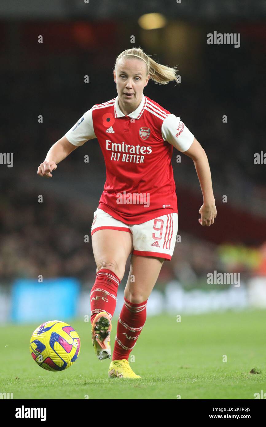 Borehamwood, Royaume-Uni. 19th novembre 2022. Beth Mead d'Arsenal Women sur le ballon lors du match de Super League féminin de la FA entre Arsenal Women et Manchester United Women à Meadow Park, Borehamwood, Angleterre, le 19 novembre 2022. Photo de Joshua Smith. Utilisation éditoriale uniquement, licence requise pour une utilisation commerciale. Aucune utilisation dans les Paris, les jeux ou les publications d'un seul club/ligue/joueur. Crédit : UK Sports pics Ltd/Alay Live News Banque D'Images