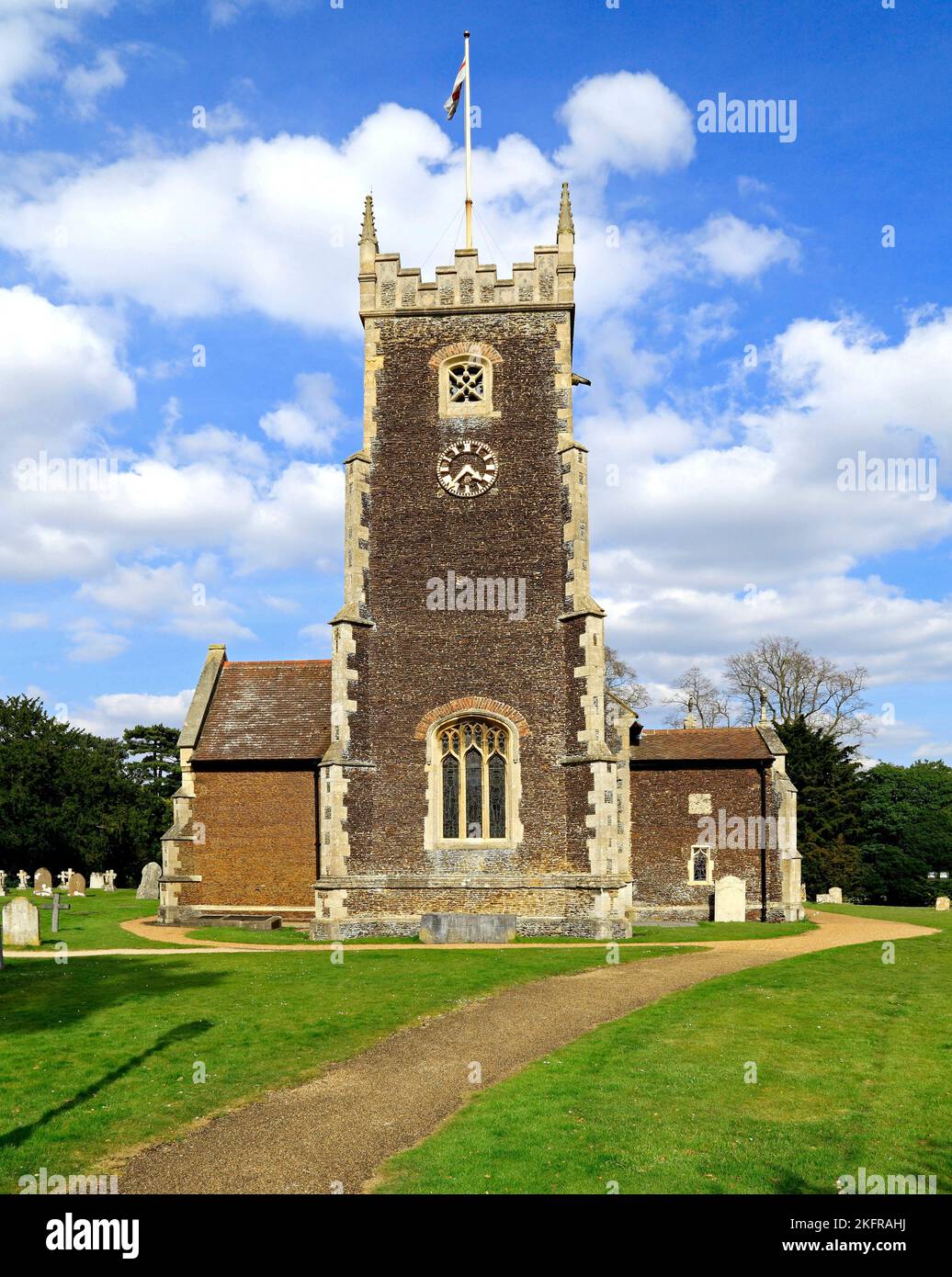 Église paroissiale de Sandringham, Norfolk, Angleterre, Royaume-Uni Banque D'Images