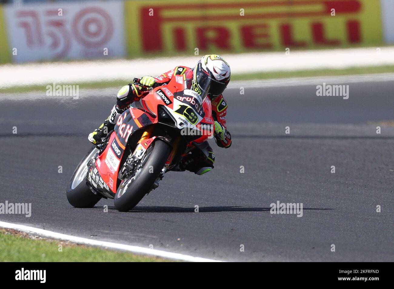 Victoria, Australie. 20th novembre 2022. Course d'Alvaro Bautista (ESP) pour Aruba.it course-Riding le Ducati Panigale V4R pendant la saison d'échauffement pour le Grand Ridge Round australien 2022 du Championnat du monde de Superbike MOTUL FIM 2022 à Phillip Island, Australie sur 20 novembre 2022 - image Credit: brett keating/Alay Live News Banque D'Images