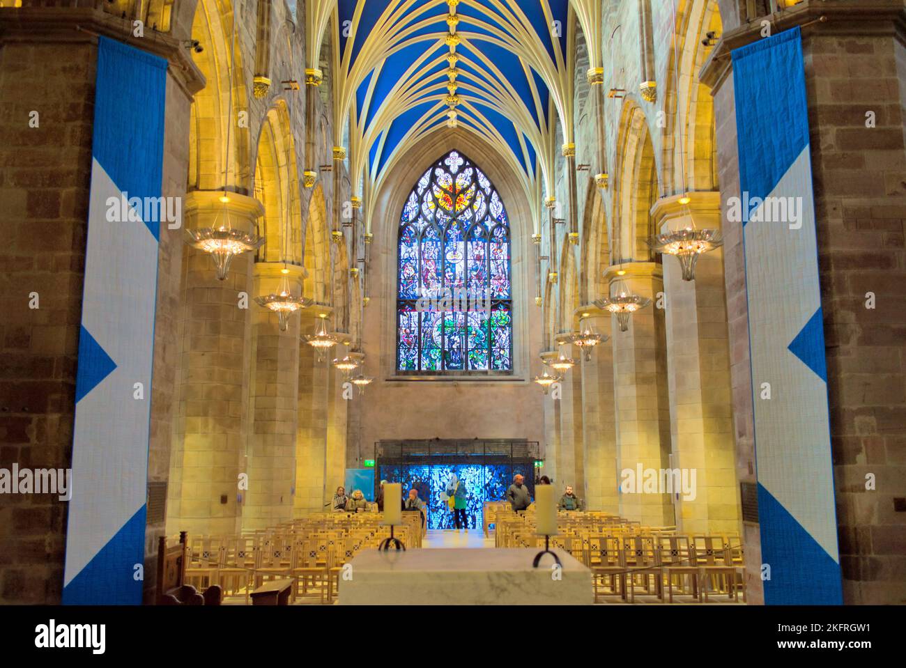 S Giles Cathedral, Édimbourg, Écosse, Royaume-Uni Banque D'Images