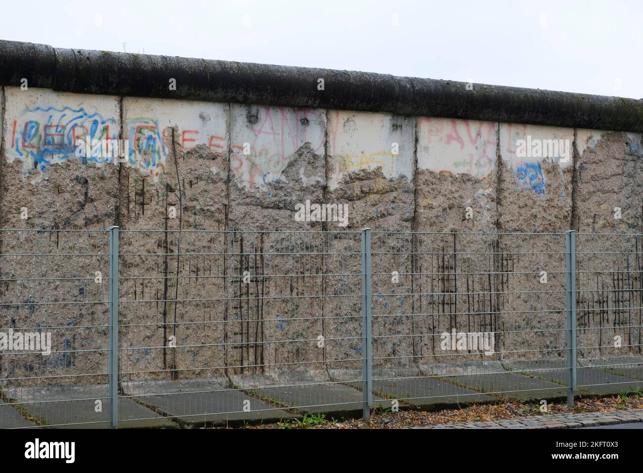 Vestiges du mur de Berlin, topographie de la terreur, Centre de documentation, Berlin, Allemagne, Europe Banque D'Images