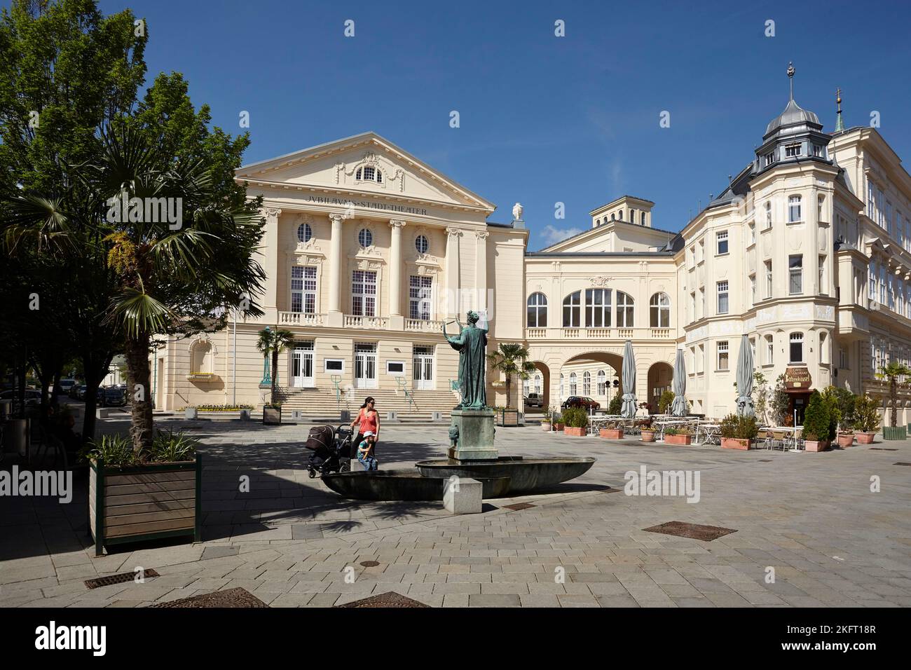 Théâtre municipal de Baden près de Vienne, Basse-Autriche, Autriche, Europe Banque D'Images