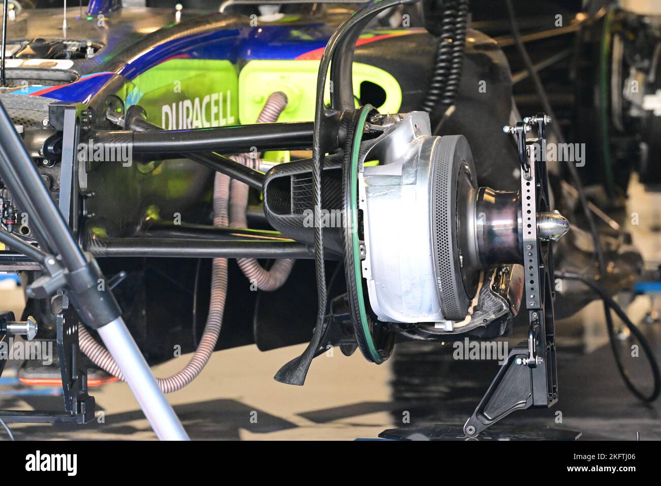 ABU DHABI, 19/11/2022, Williams Racing FW44, détail mécanique de la