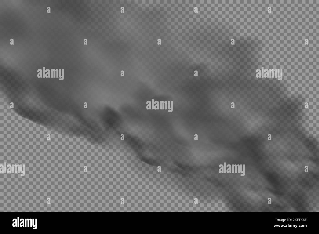 Vecteur réaliste isolé sur fond transparent. Fumée noire, smog, sol et sable.concept nettoyage de maison, pollution de l'air, grande explosion, sables désertiques Illustration de Vecteur