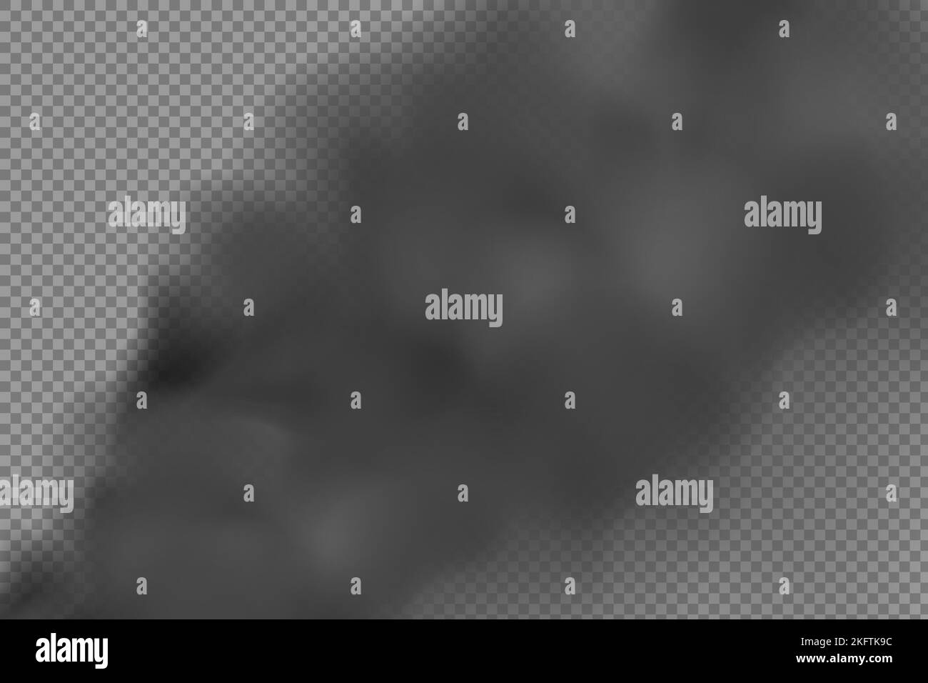 Vecteur réaliste isolé sur fond transparent. Fumée noire, smog, sol et sable.concept nettoyage de maison, pollution de l'air, grande explosion, sables désertiques Illustration de Vecteur
