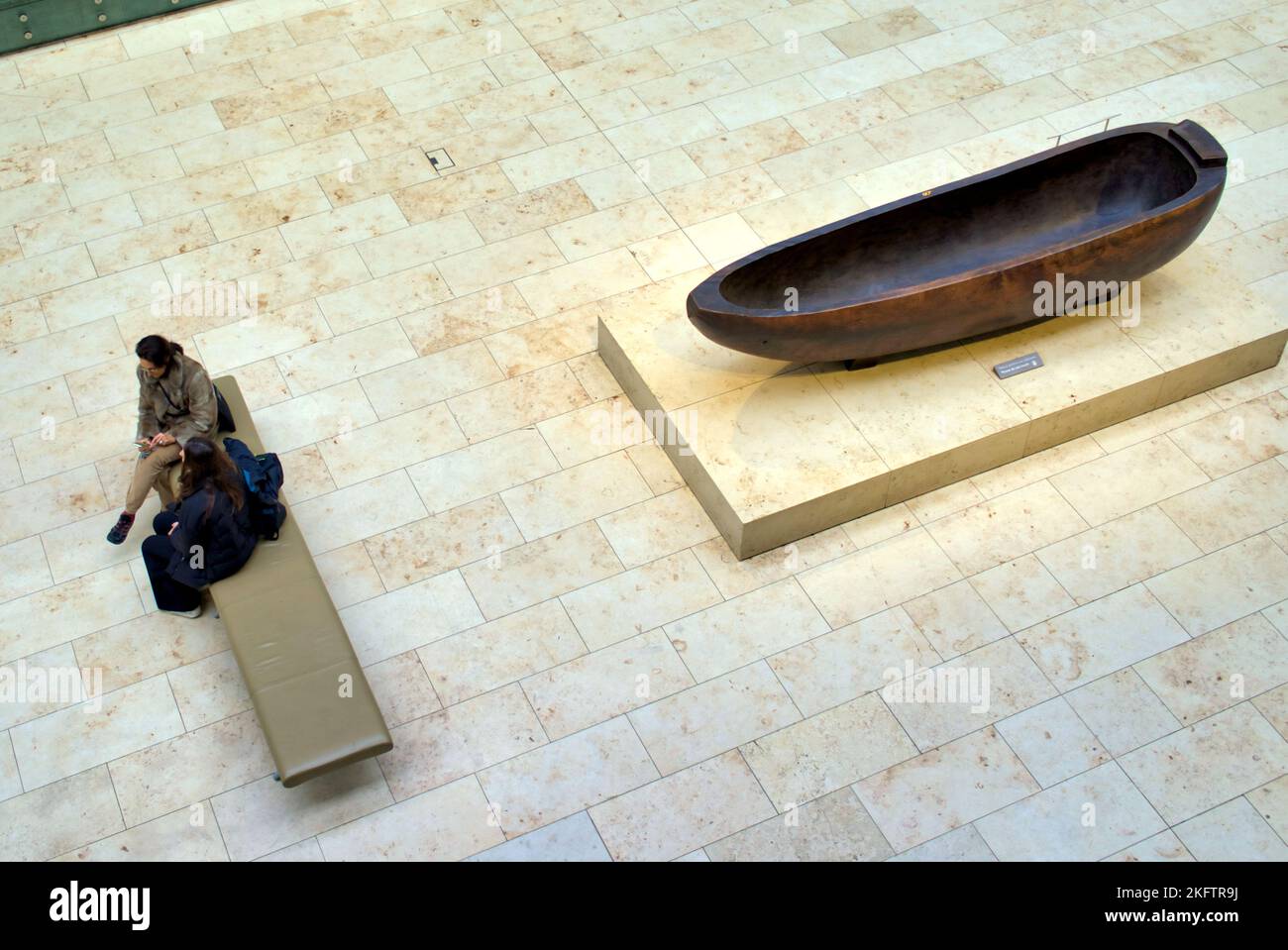 Ancien pirogue Musée national d'Écosse, Chambers St, Édimbourg EH1 1JF Banque D'Images