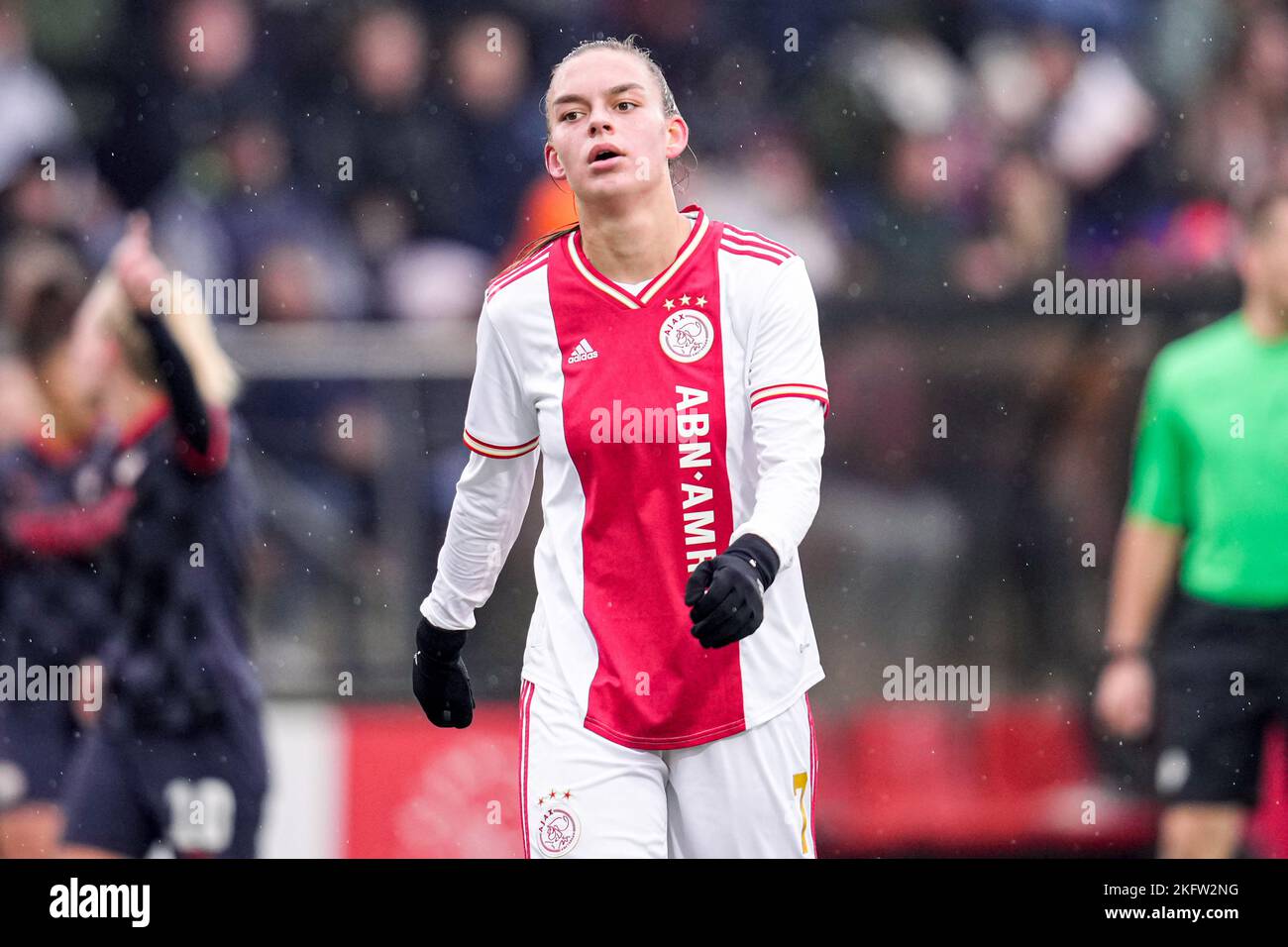 DUIVENDRECHT, PAYS-BAS - NOVEMBRE 20: Romee Leuchter d'Ajax pendant le match néerlandais Azerion Womens Eredivisiie entre Ajax et le PSV Eindhoven à de Toekomst sur 20 novembre 2022 à Duivendrecht, pays-Bas (photo de Patrick Goosen/Orange Pictures) Banque D'Images