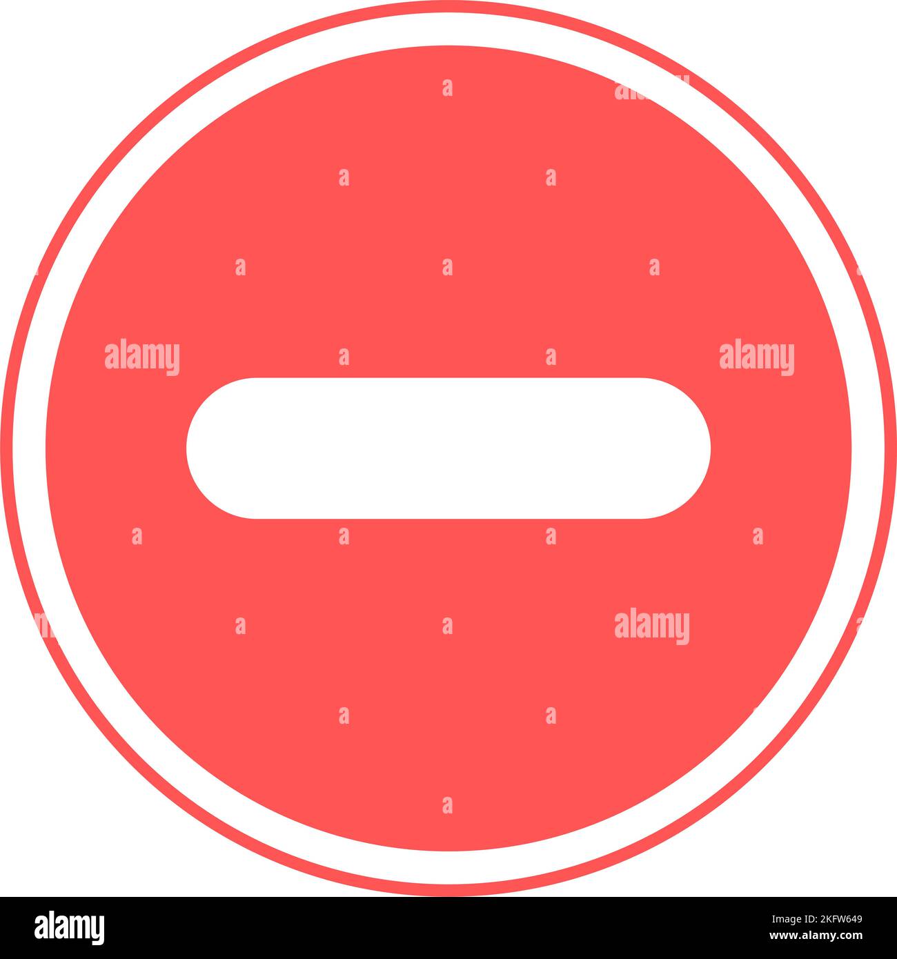 Icône moins, icône de soustraction, bouton moins Illustration de Vecteur