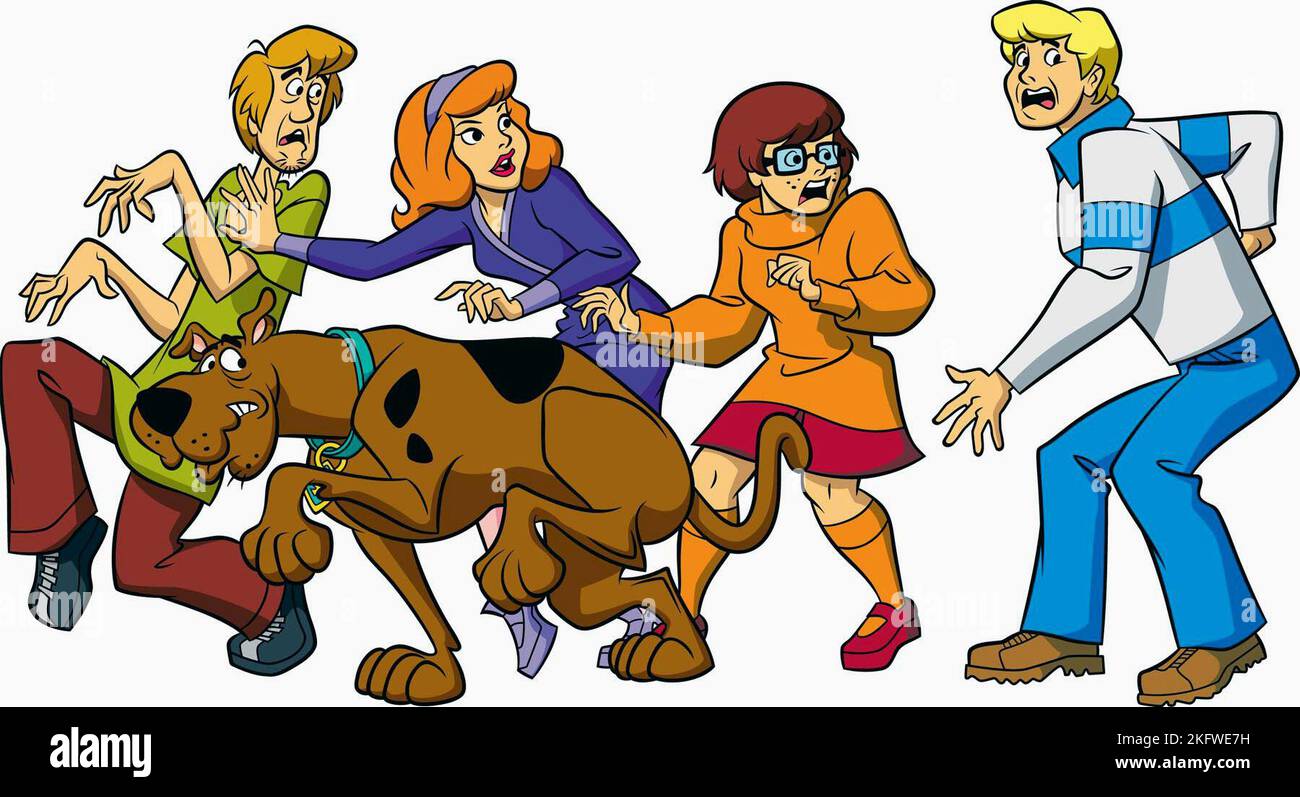 SHAGGY, SCOOBYDOO, DAPHNÉ, Velma, Fred, QUOI DE NEUF SCOOBYDOO ?, 2002 Photo Stock Alamy