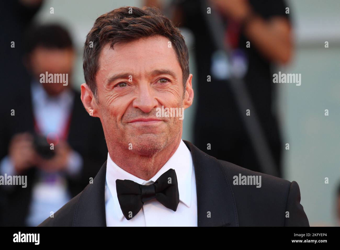 Hugh Jackman tapis rouge Venise « le fils » Banque D'Images