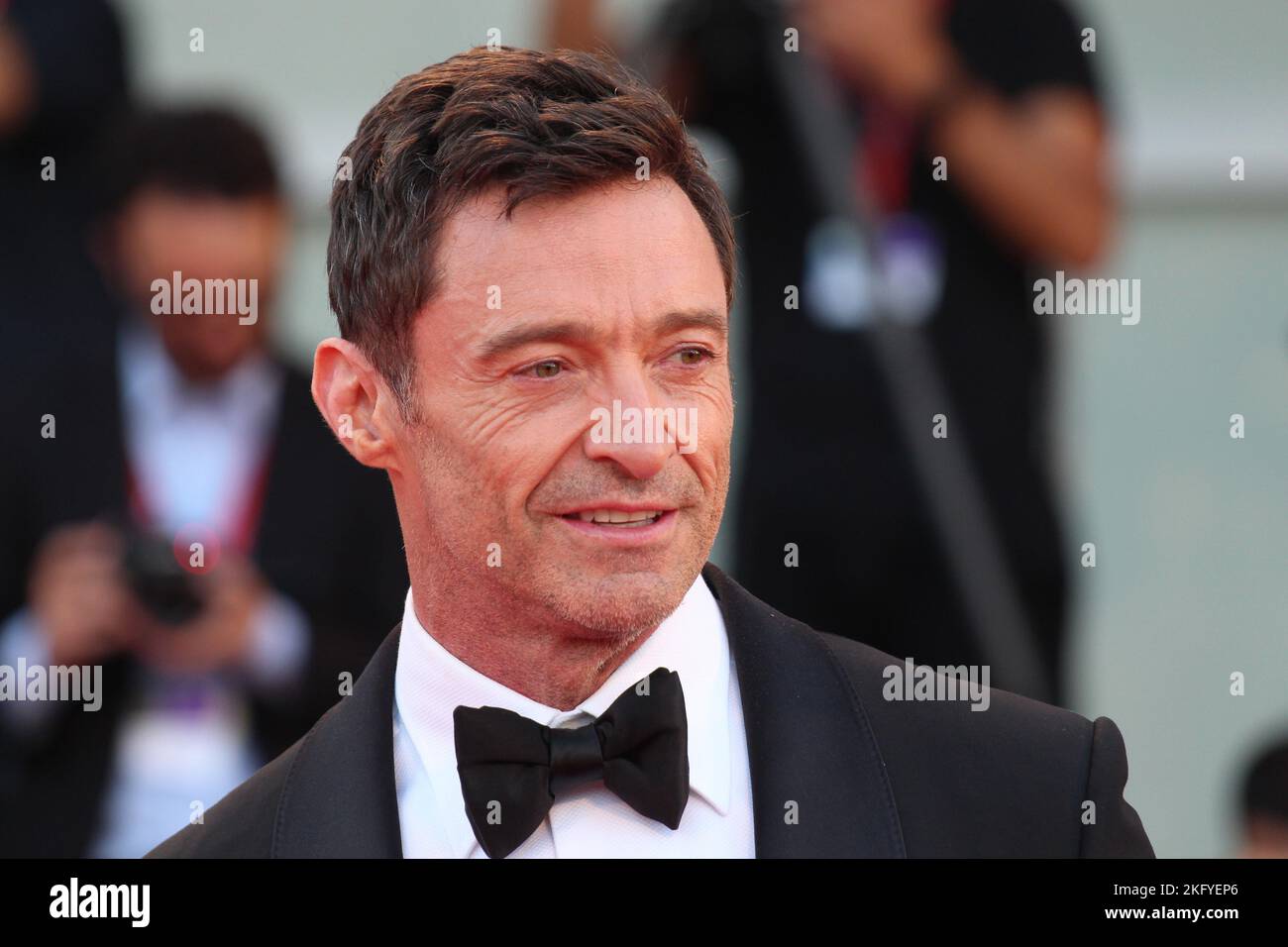 Hugh Jackman tapis rouge Venise « le fils » Banque D'Images