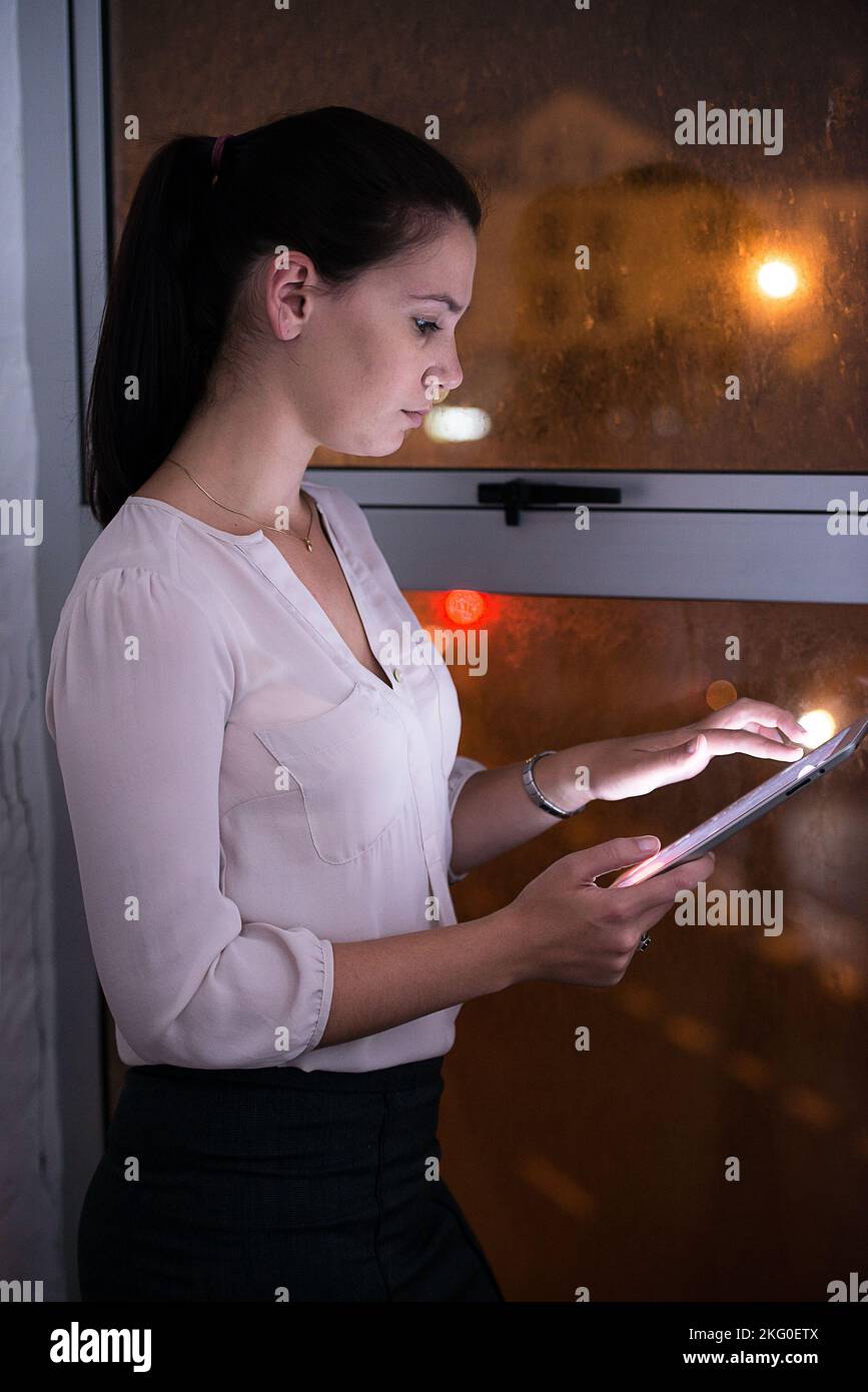 Les heures supplémentaires de travail Banque D'Images