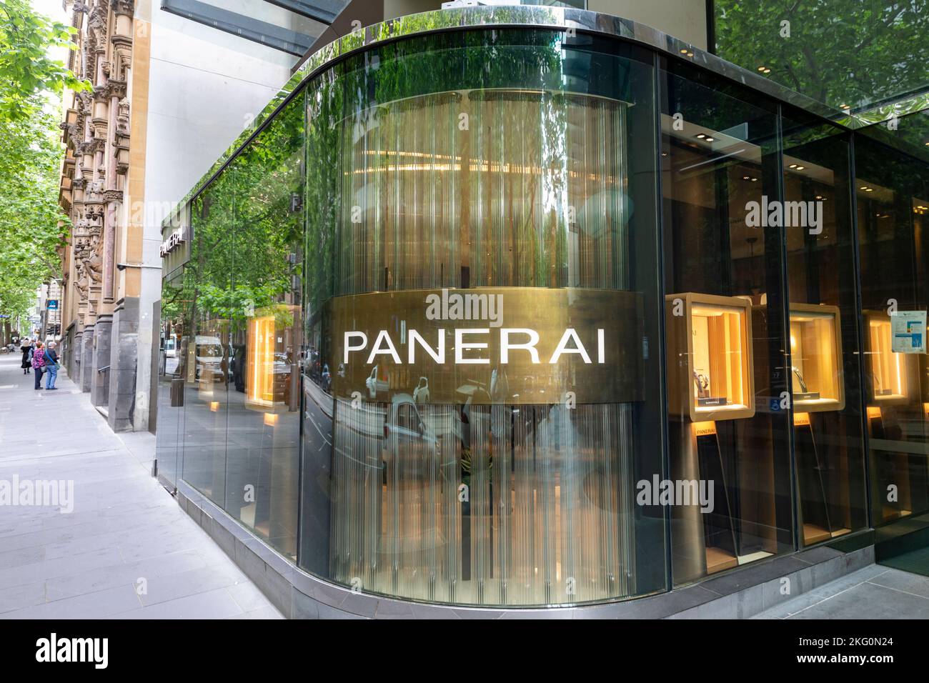 Panerai montres boutique boutique boutique à Collins Street, Melbourne, Victoria, Australie Banque D'Images