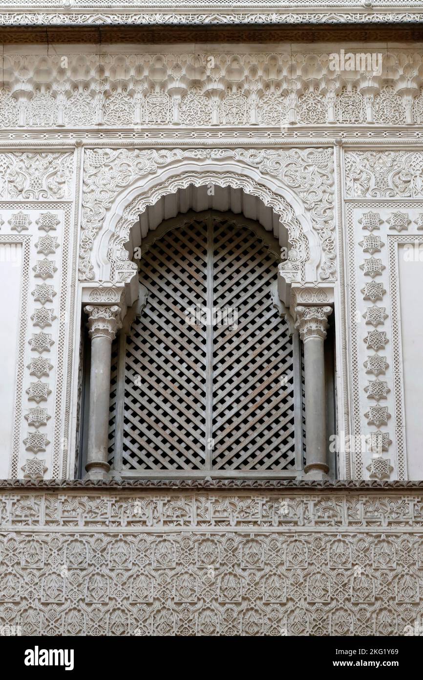 Les Alcazars royaux de Séville. Architecture. Espagne. Banque D'Images