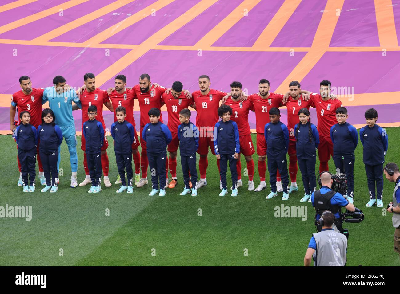 Doha, Qatar. Match de la coupe du monde de la FIFA 3 Angleterre contre, Iran. 21st novembre 2022. Credit: Fabideciria / Alamy Live News Banque D'Images