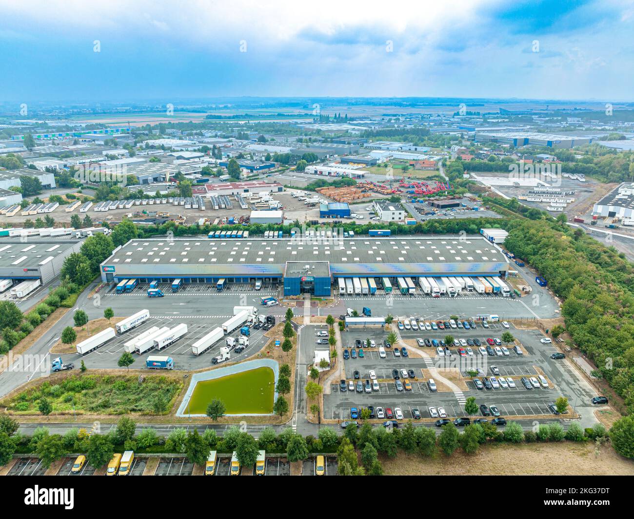 Vue aérienne de Banque D'Images