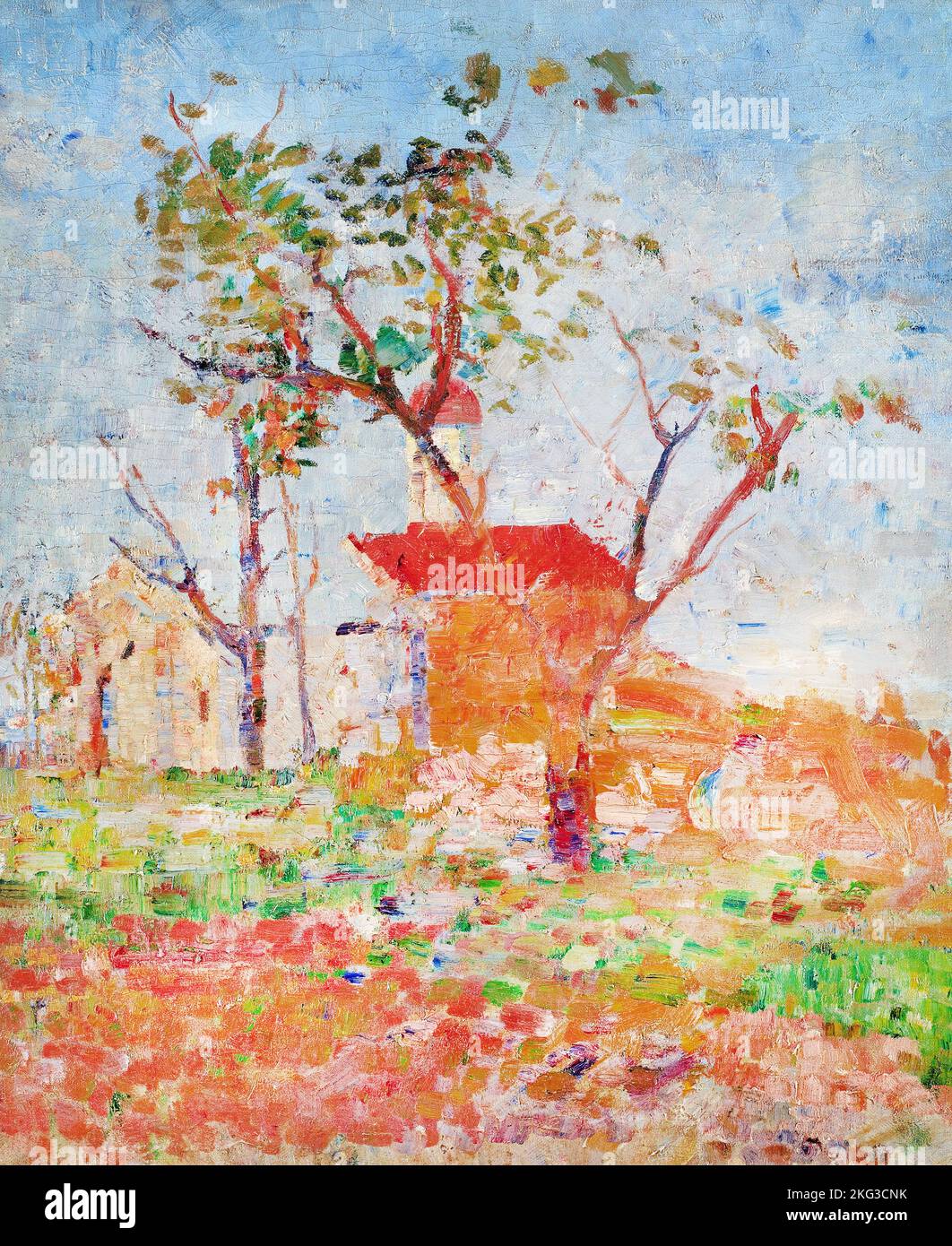 Kosta Milicevic ; l'église de Saint Sava; 1913; huile sur toile; Pavle Beljanski Memorial Collection, Novi Sad, Serbie. Banque D'Images