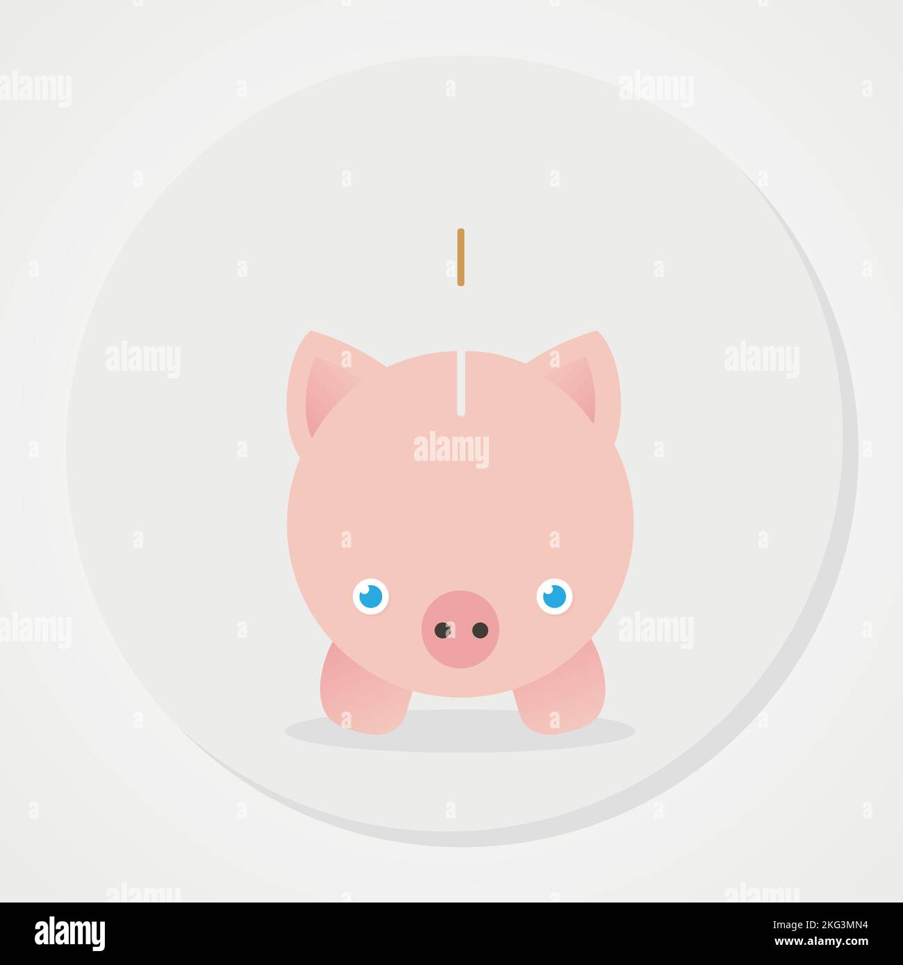 Tirelire. Concept d'économies. Illustration vectorielle, conception plate Illustration de Vecteur