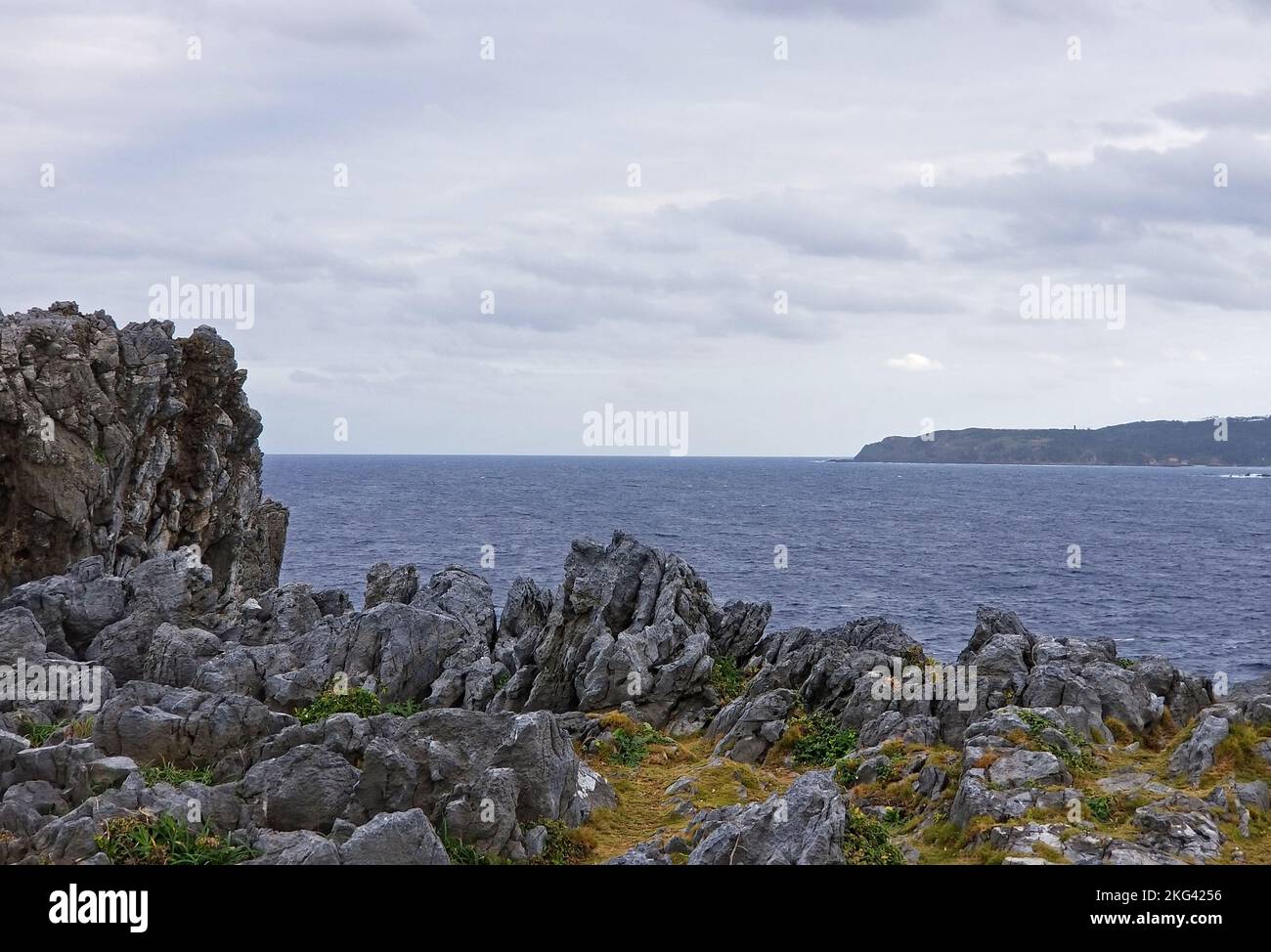 Vues pittoresques sur la terre et la mer à Cape Hedo à l'extrémité nord d'Okinawa, Japon -14 Banque D'Images