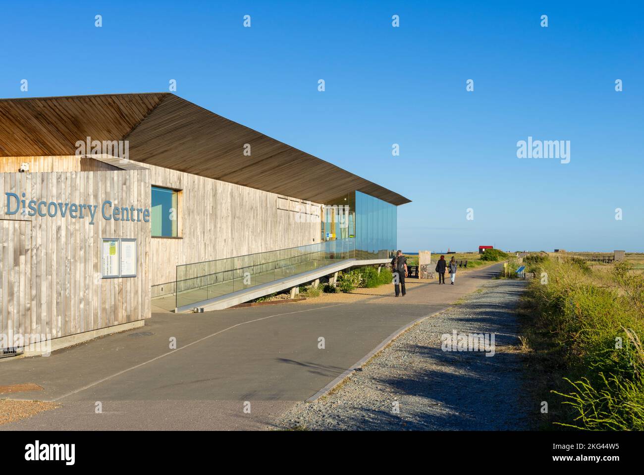 Rye Harbour nature Reserve Rye Harbour Discovery Centre Rye Harbour Rye Sussex Angleterre GB Europe Banque D'Images