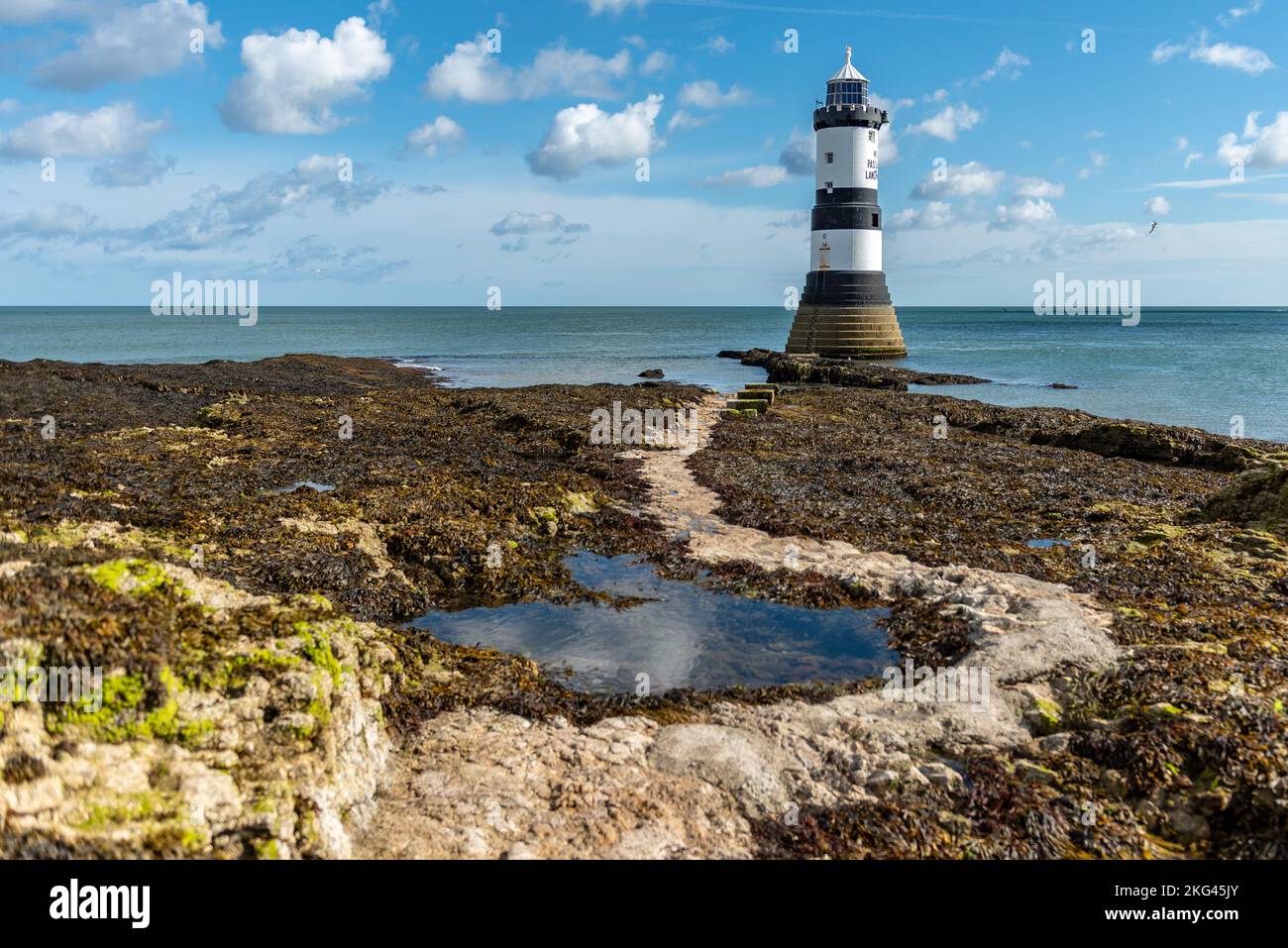 Phare de Penmon point Banque D'Images