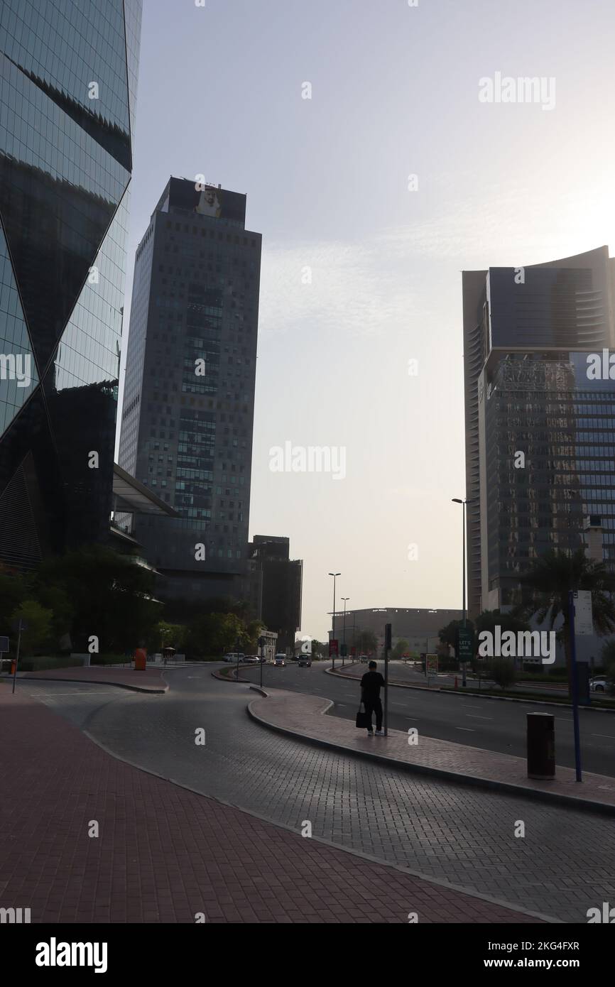 Dubai, Émirats Arabes Unis - 07-31-2022: Dubai International Financial Center Banque D'Images