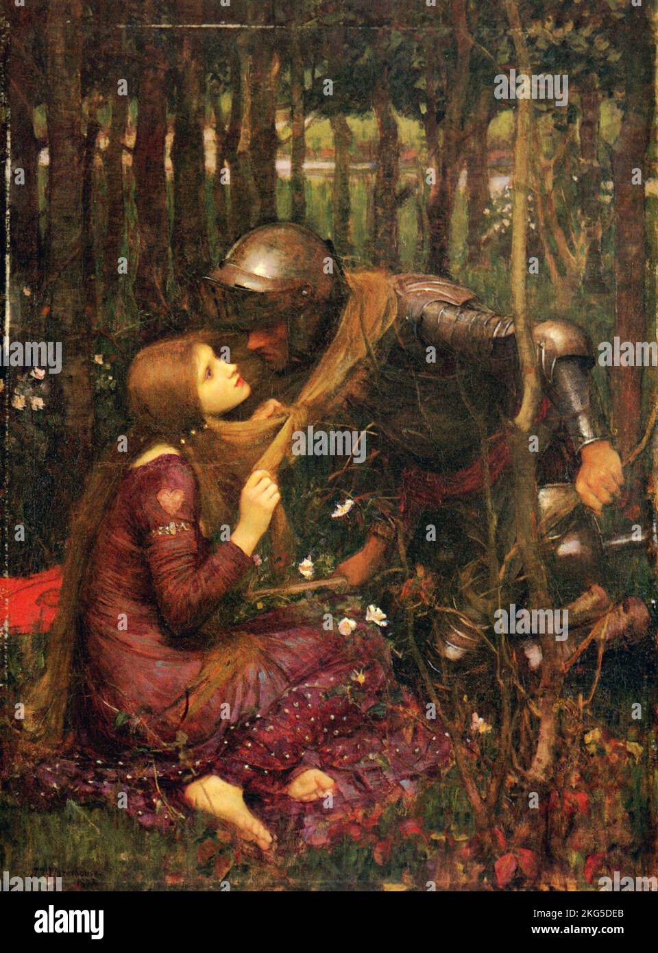 La Belle Dame sans Merci, la belle Dame sans pitié, 1893, peinture de