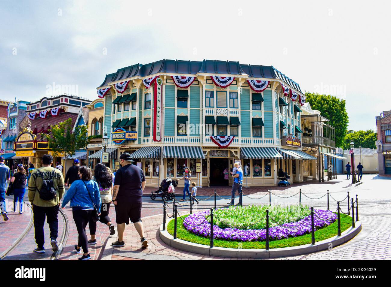 Disneyland Mainstreet USA Banque D'Images
