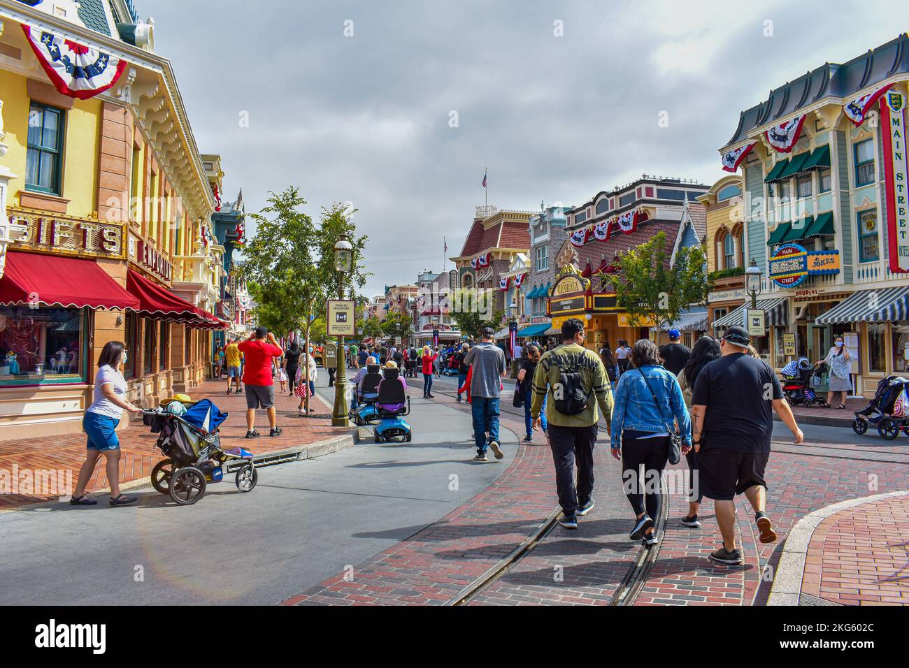 Disneyland Mainstreet USA Banque D'Images